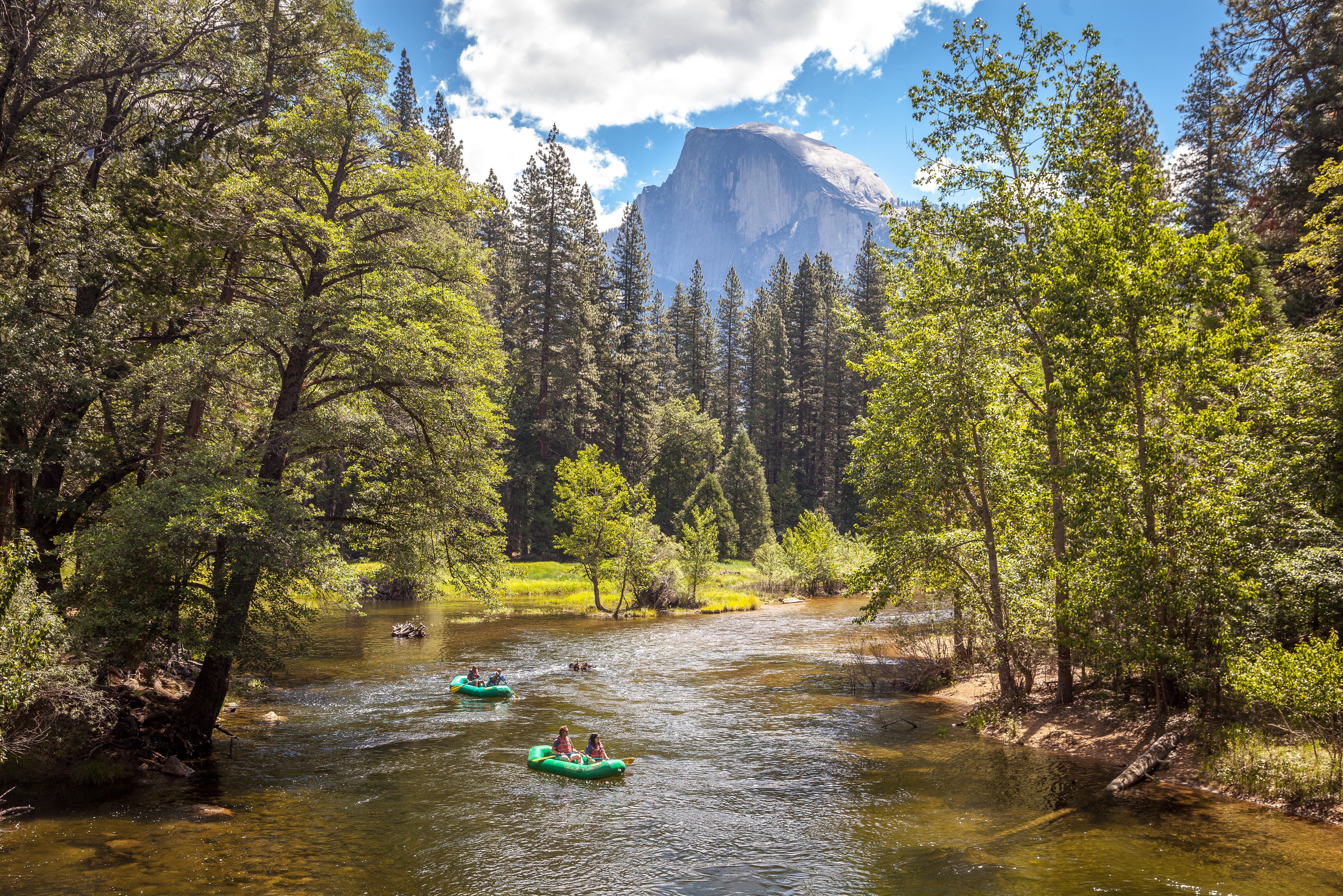 Amerika Yosemite Firefall Ranch Raften