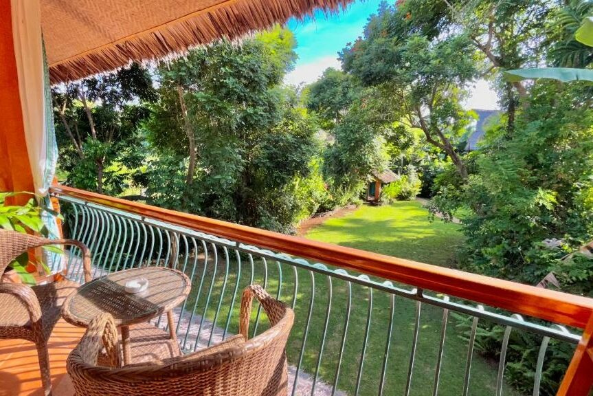 Coco Grove uitzicht op de tuinen