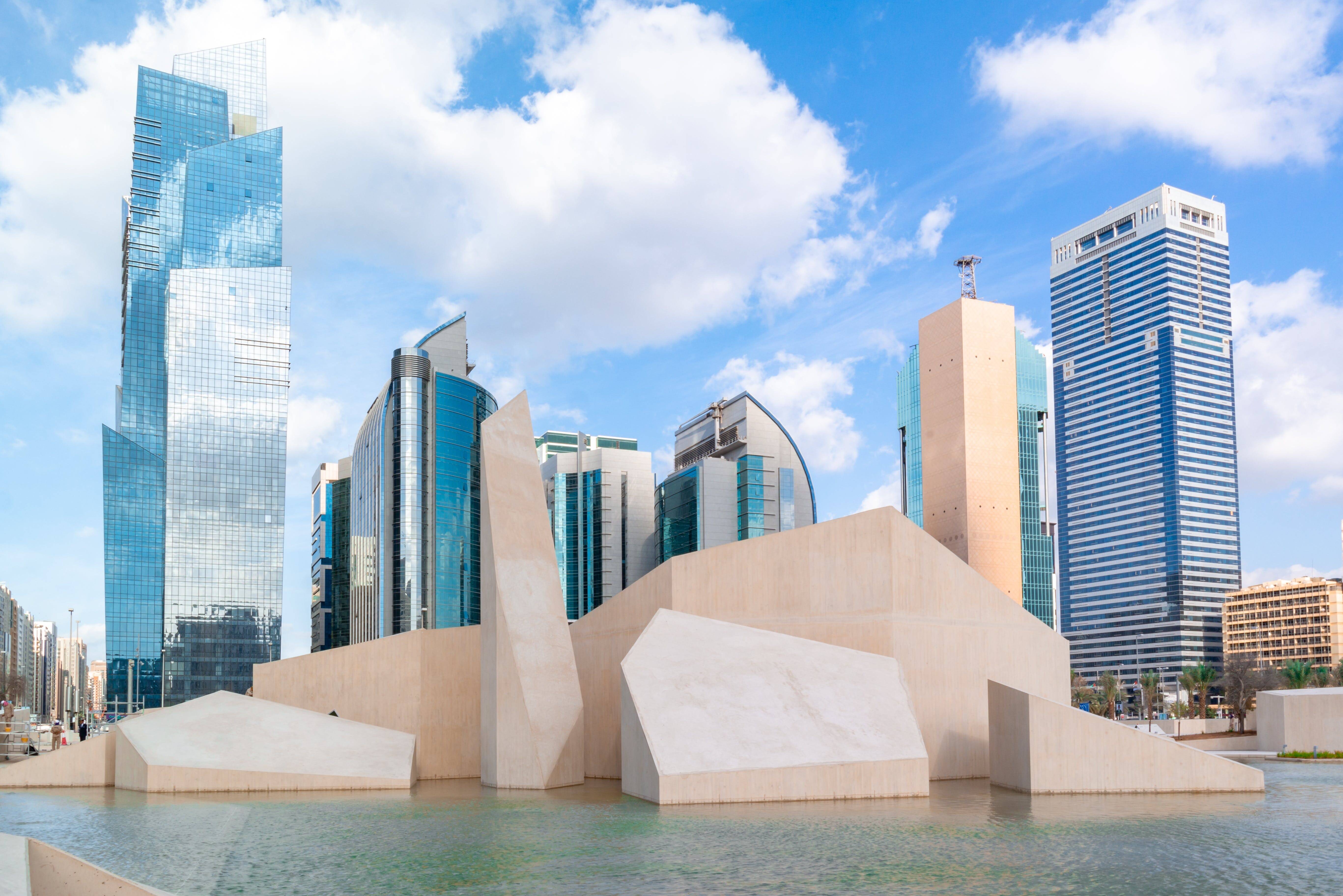 Emiraten Abu Dhabi Skyline