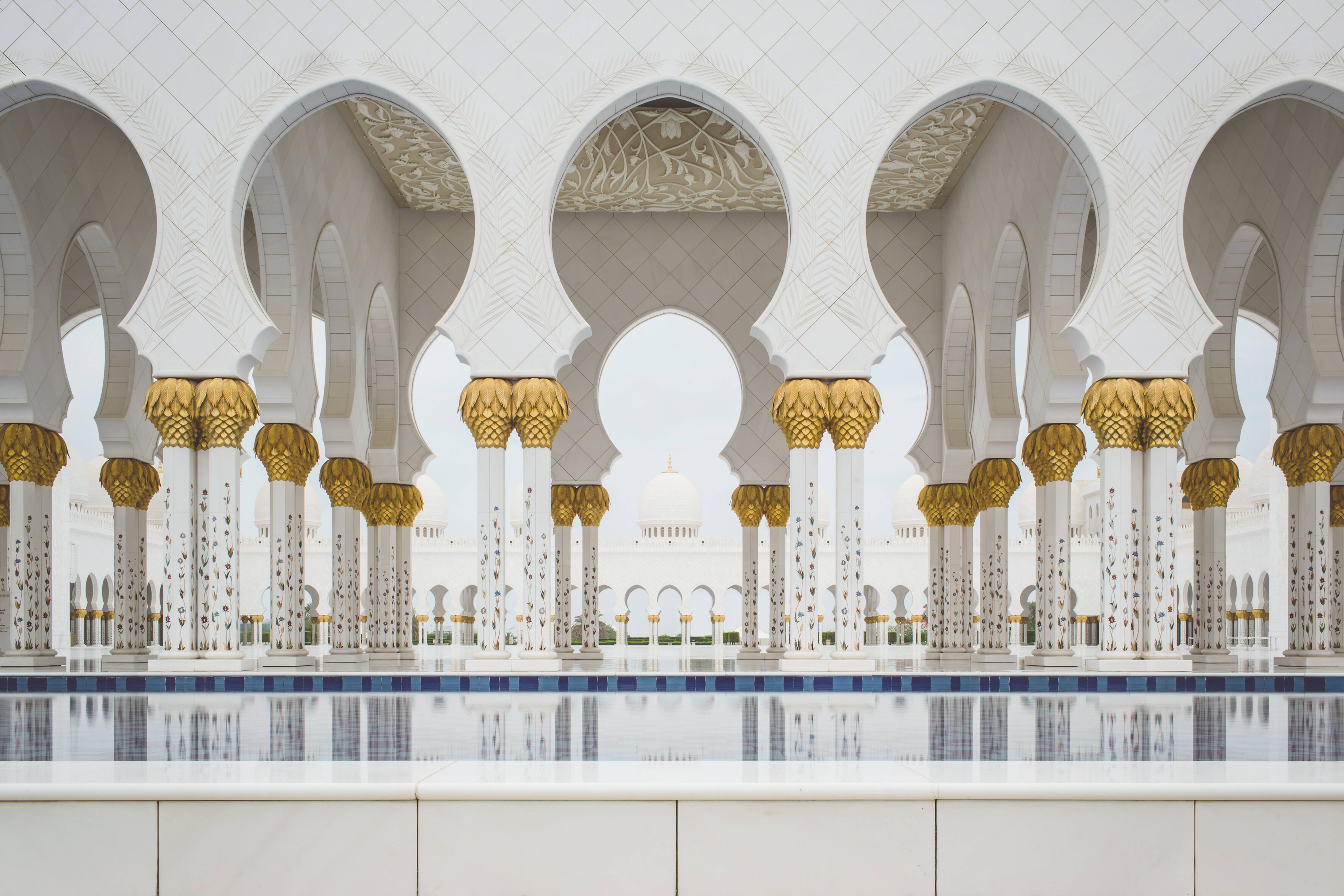 Emiraten Abu Dhabi Mosque