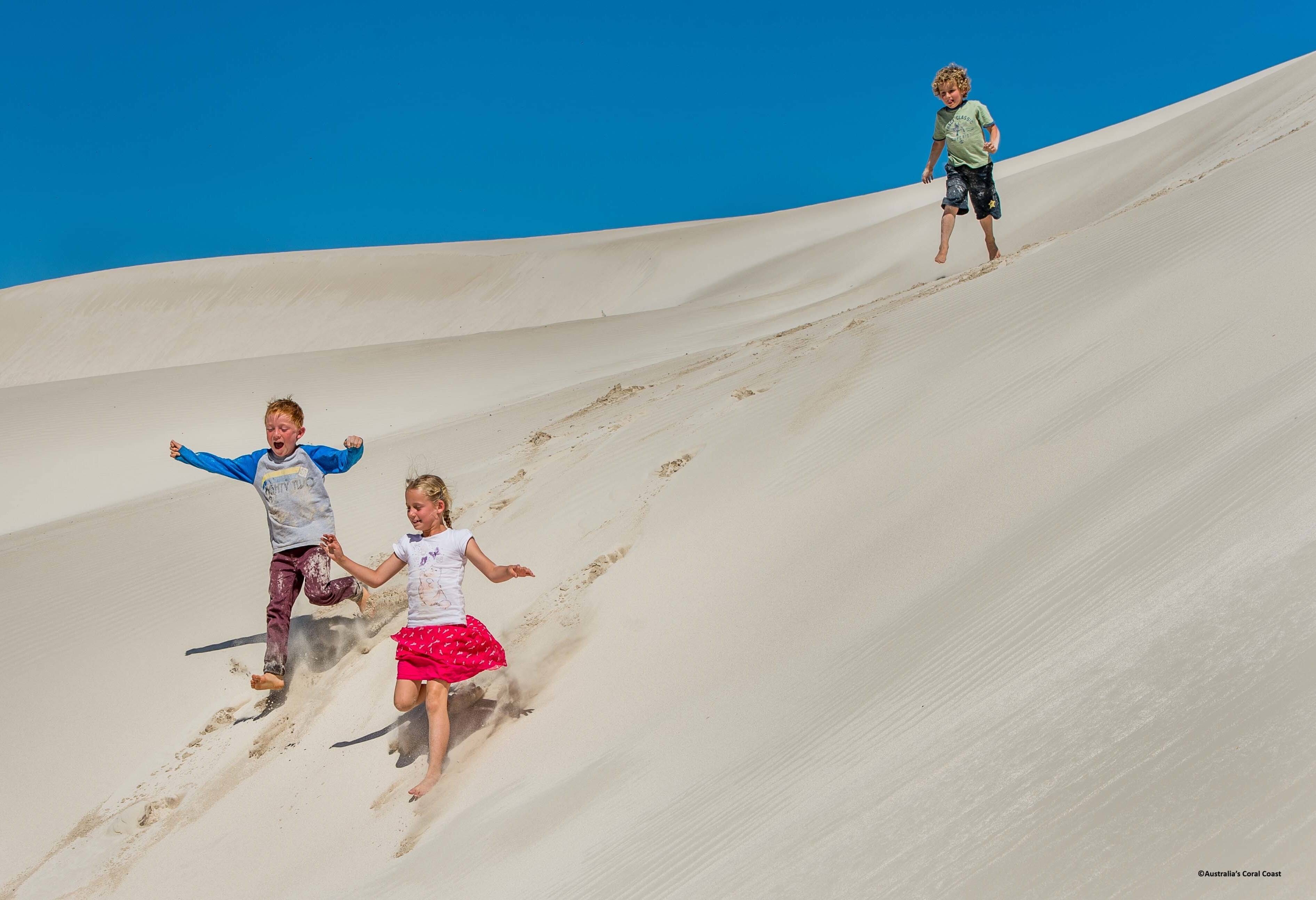 Zandduinen in de regio van Dongara in West-Australie