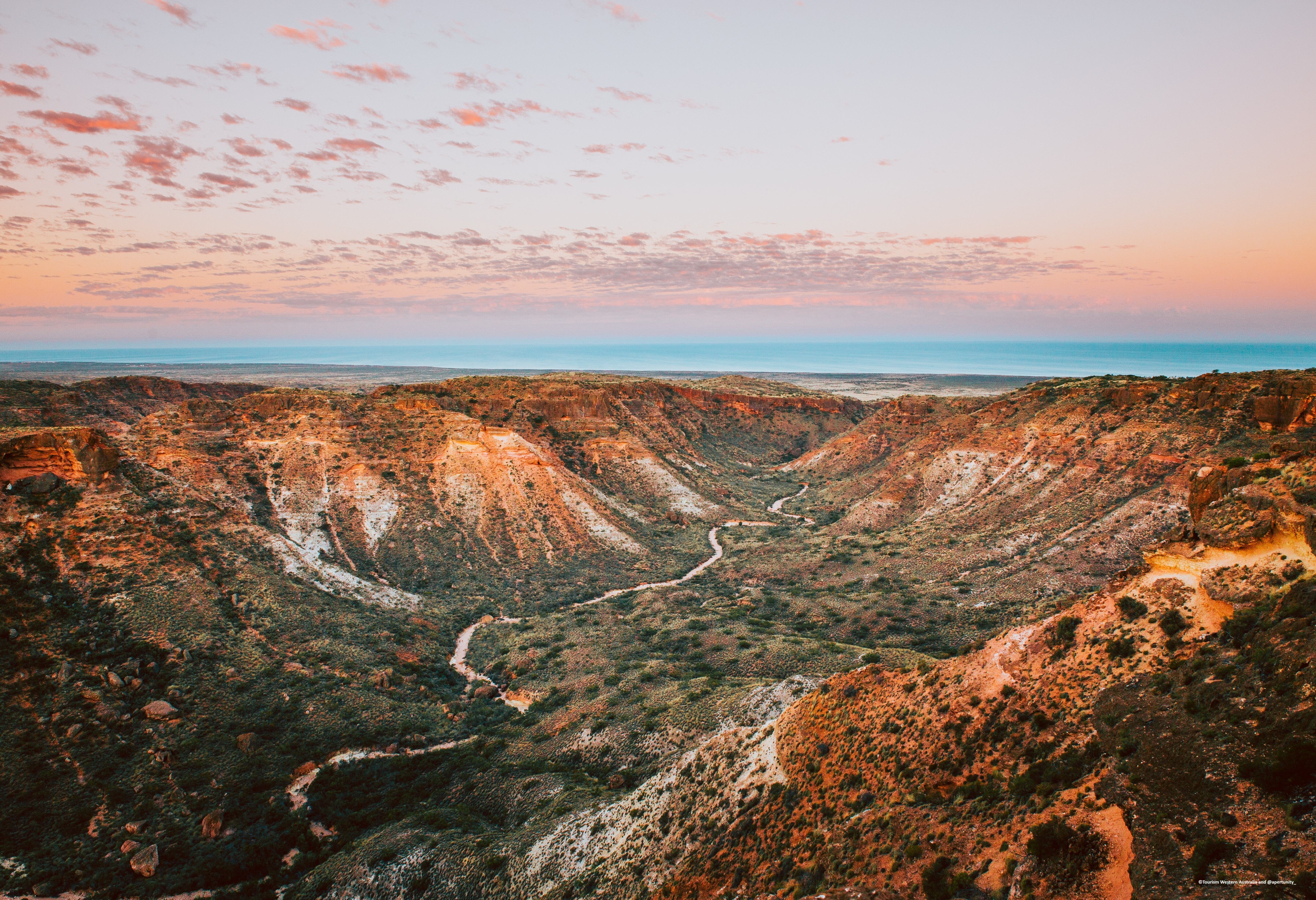 Cape Range National Park in West-Australie
