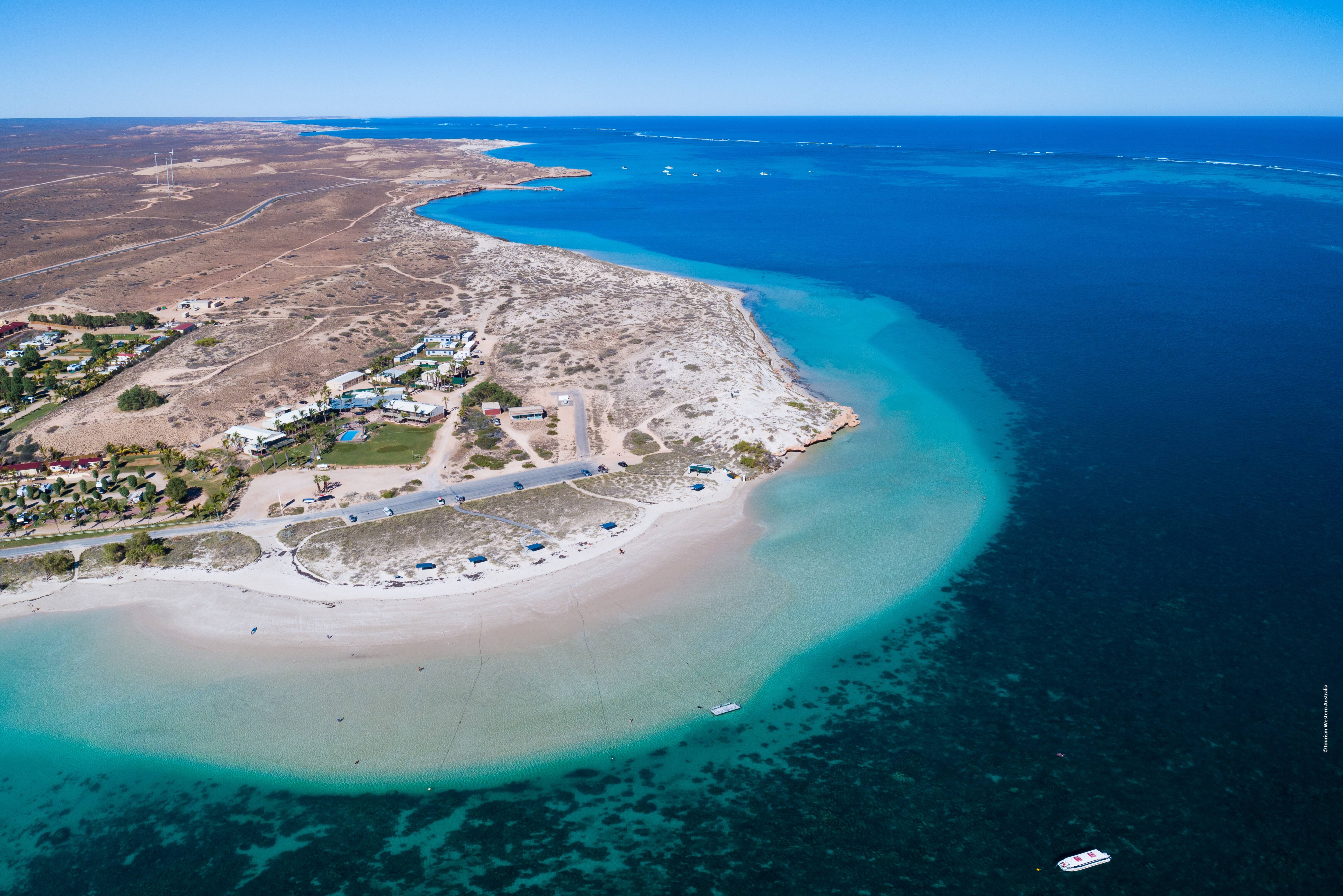 Coral Bay in de staat West-Australie