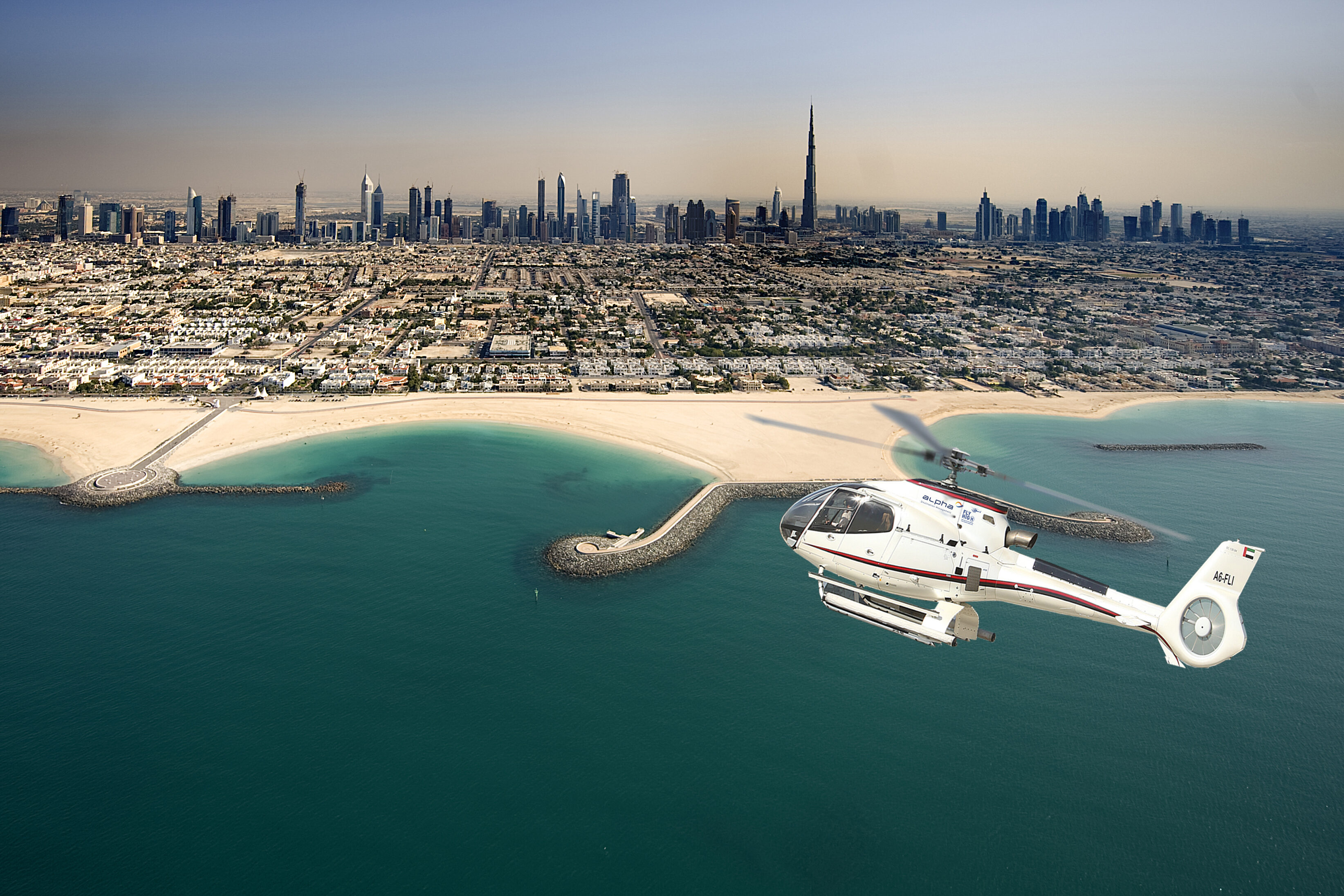 Emiraten Dubai Helikopter