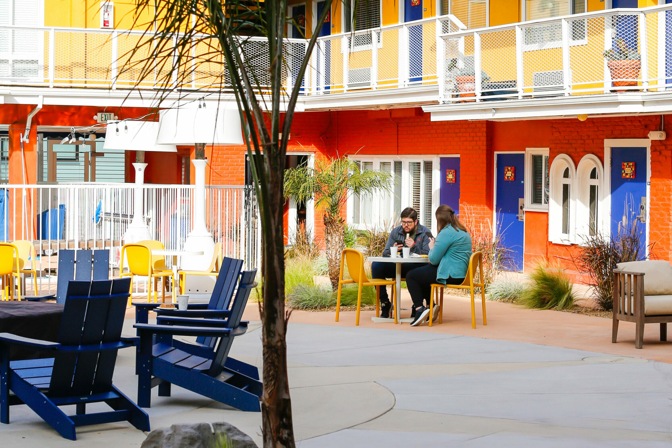 Amerika San Francisco Hotel Del Sol Binnentuin