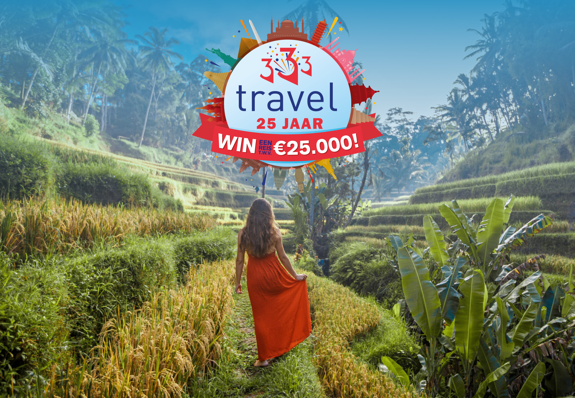 Jubileumactie 333travel