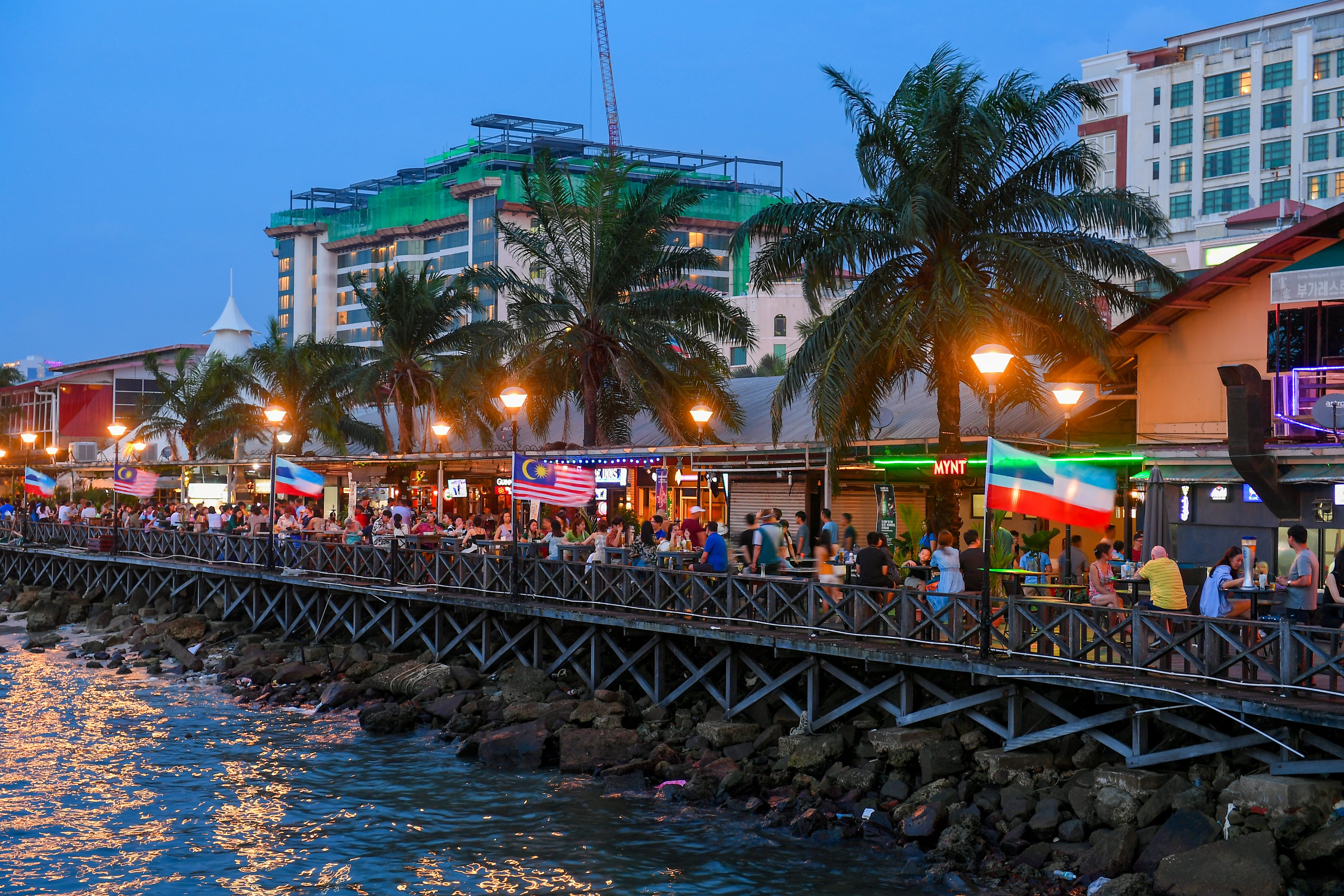 Restaurantjes aan de Waterfront