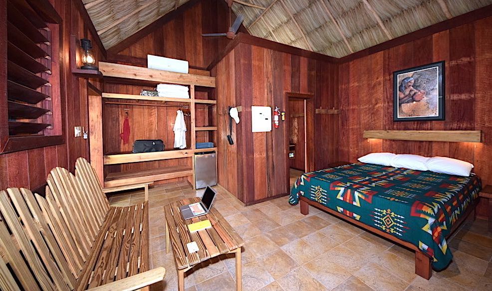 Belize Lamanai Outpost Lodge Garden View Kamer