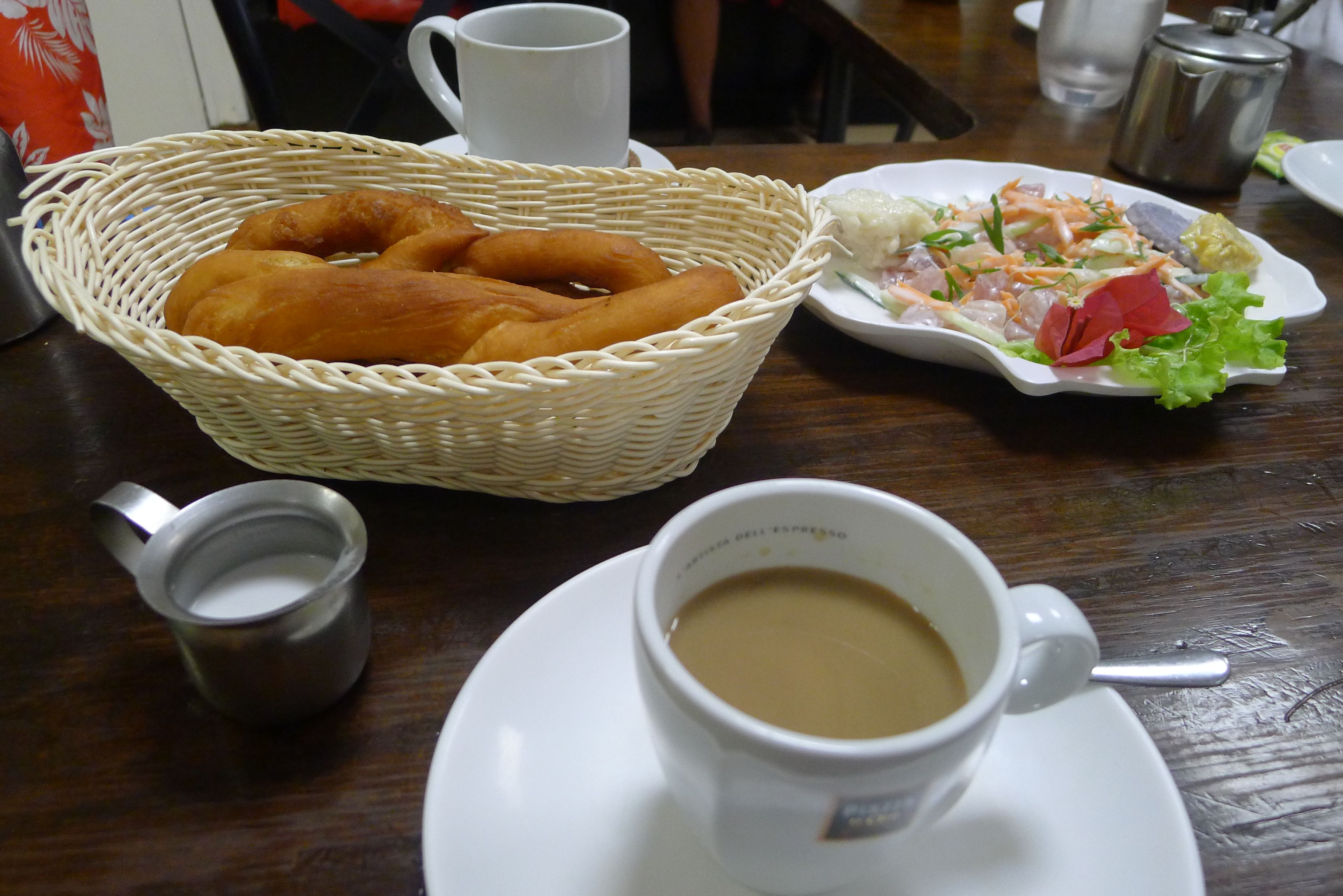 Frans-Polynesie Tahiti Papeete Food Tour Ontbijt