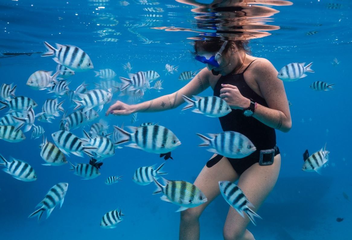 Frans-Polynesie Tahiti by Boat Snorkelen