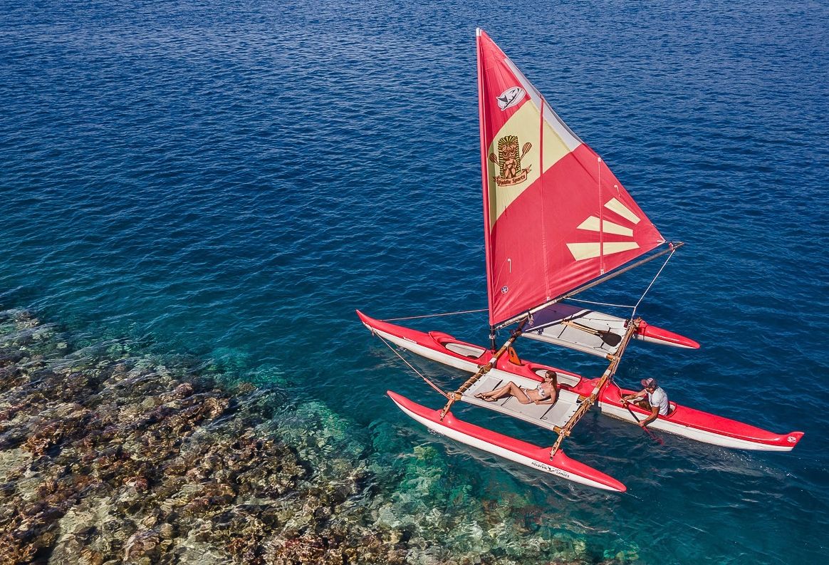 Frans Polynesie Raiatea Private Sailing Outrigger Kano