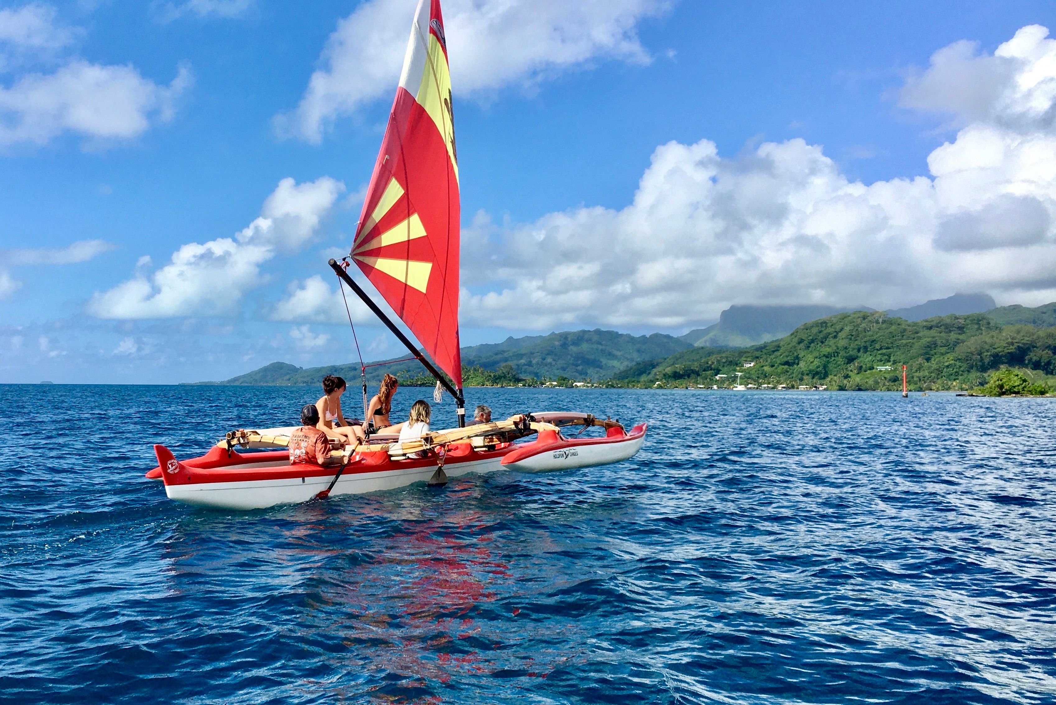 Frans Polynesie Raiatea Private Sailing Outrigger Kano