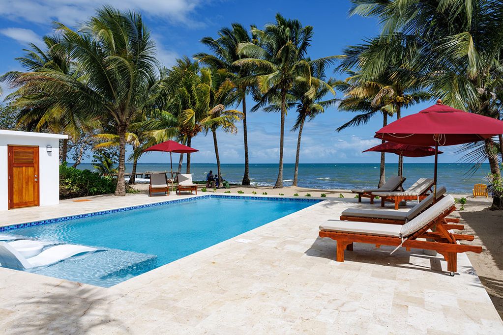 Belize Hopkins Coconut Row Boutique Hotel & Resort Zwembad