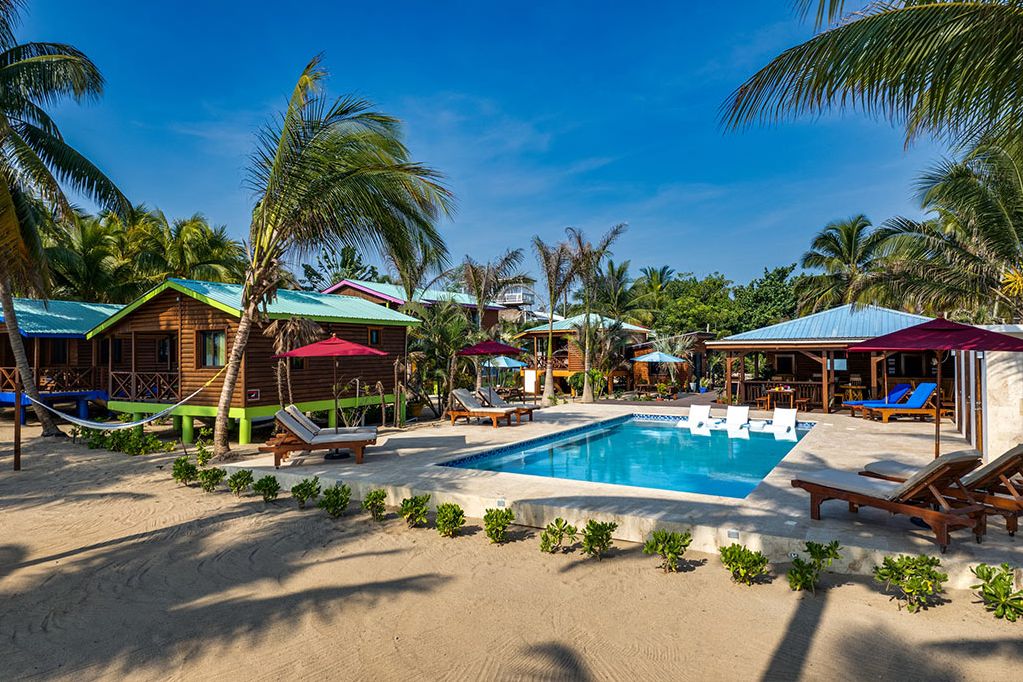 Belize Hopkins Coconut Row Boutique Hotel & Resort Zwembad