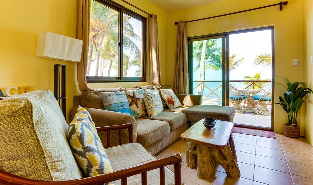 Belize Hopkins Coconut Row Boutique Hotel Resort 2 Bdr Apartment Sunrise Suite