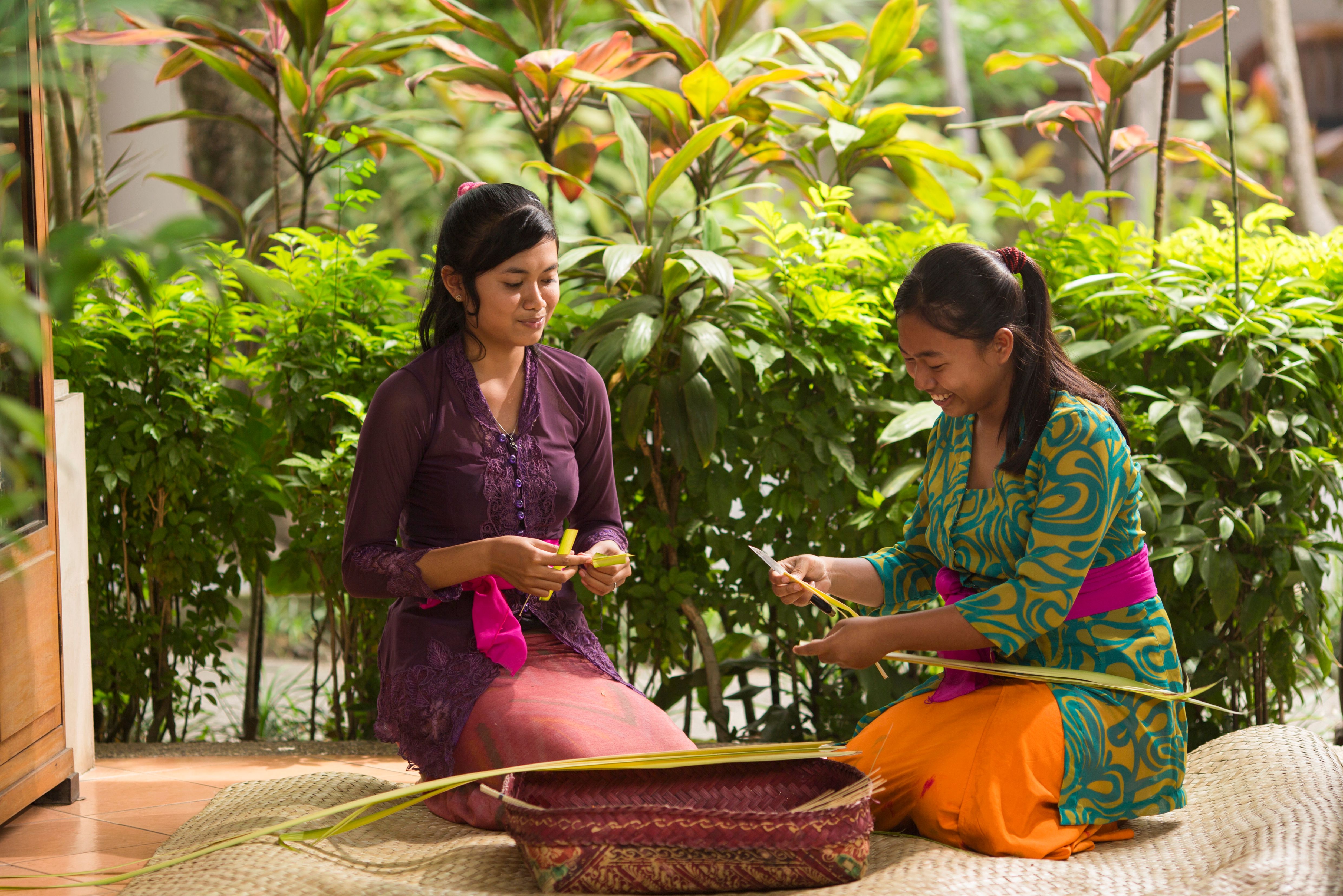 Manden vlechten activiteit