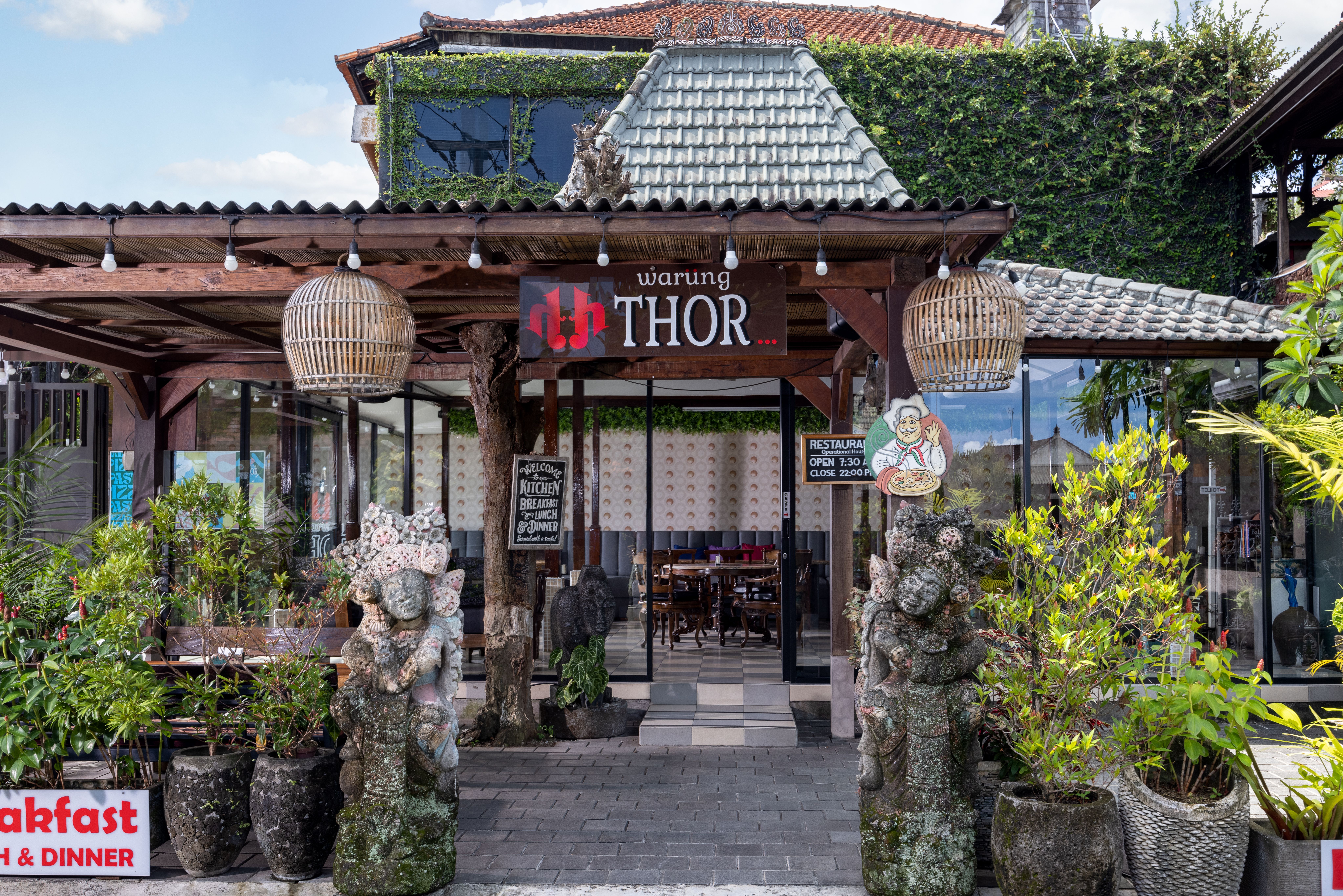 THOR restaurant voor het hotel
