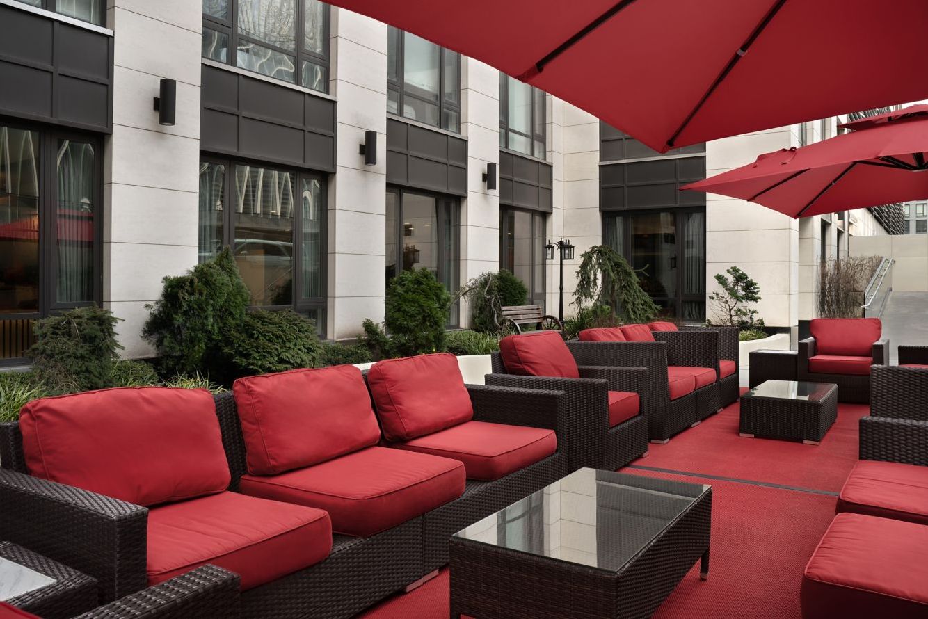 Amerika New York Fairfield Inn Suites Manhattan Central Park Terras