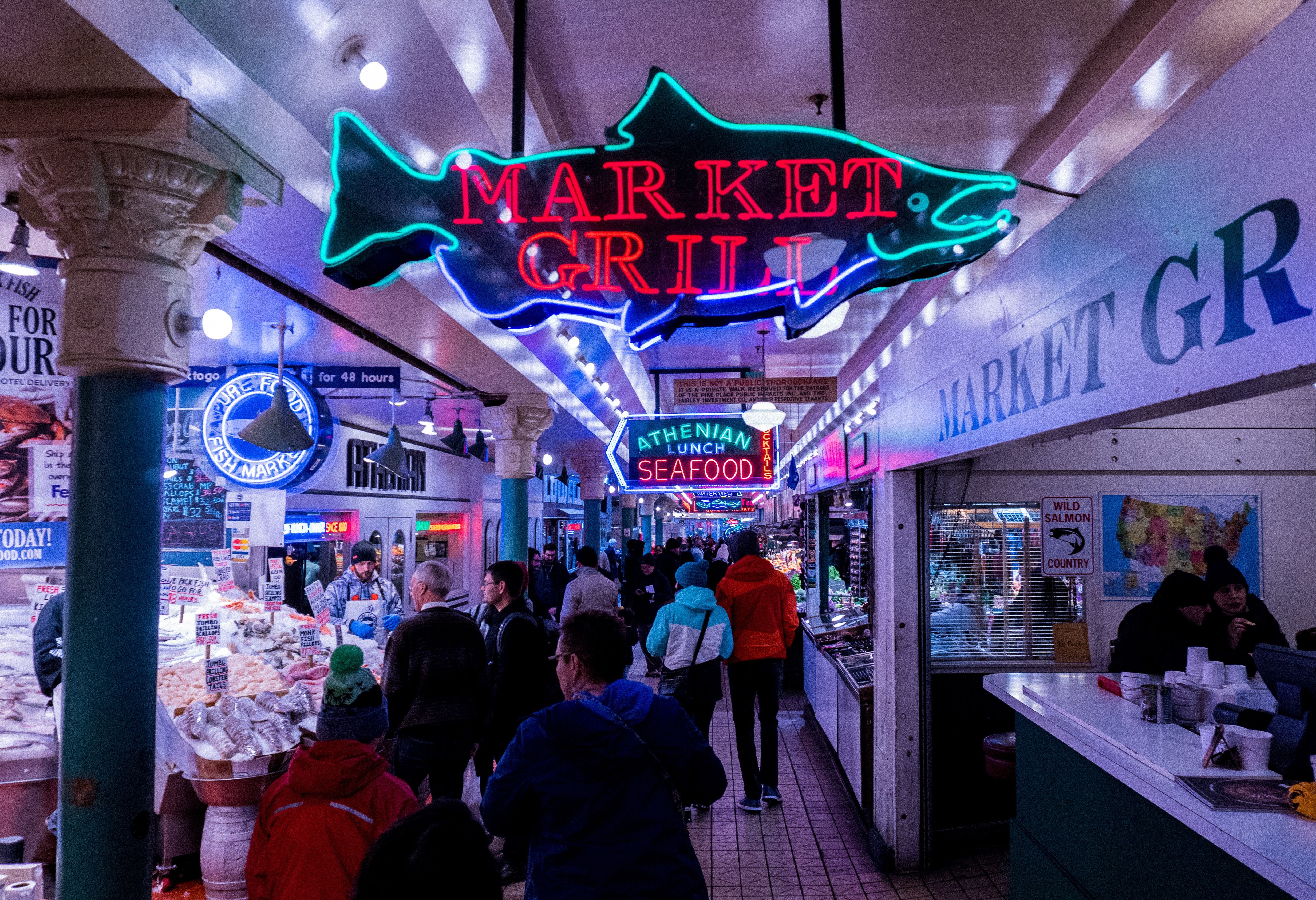 Amerika Seattle Market
