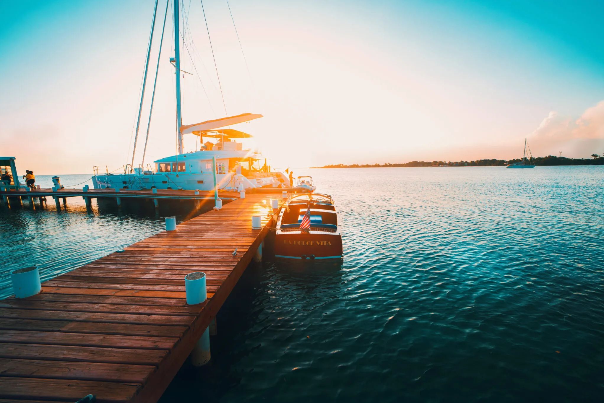 Turtle Inn pier Placencia