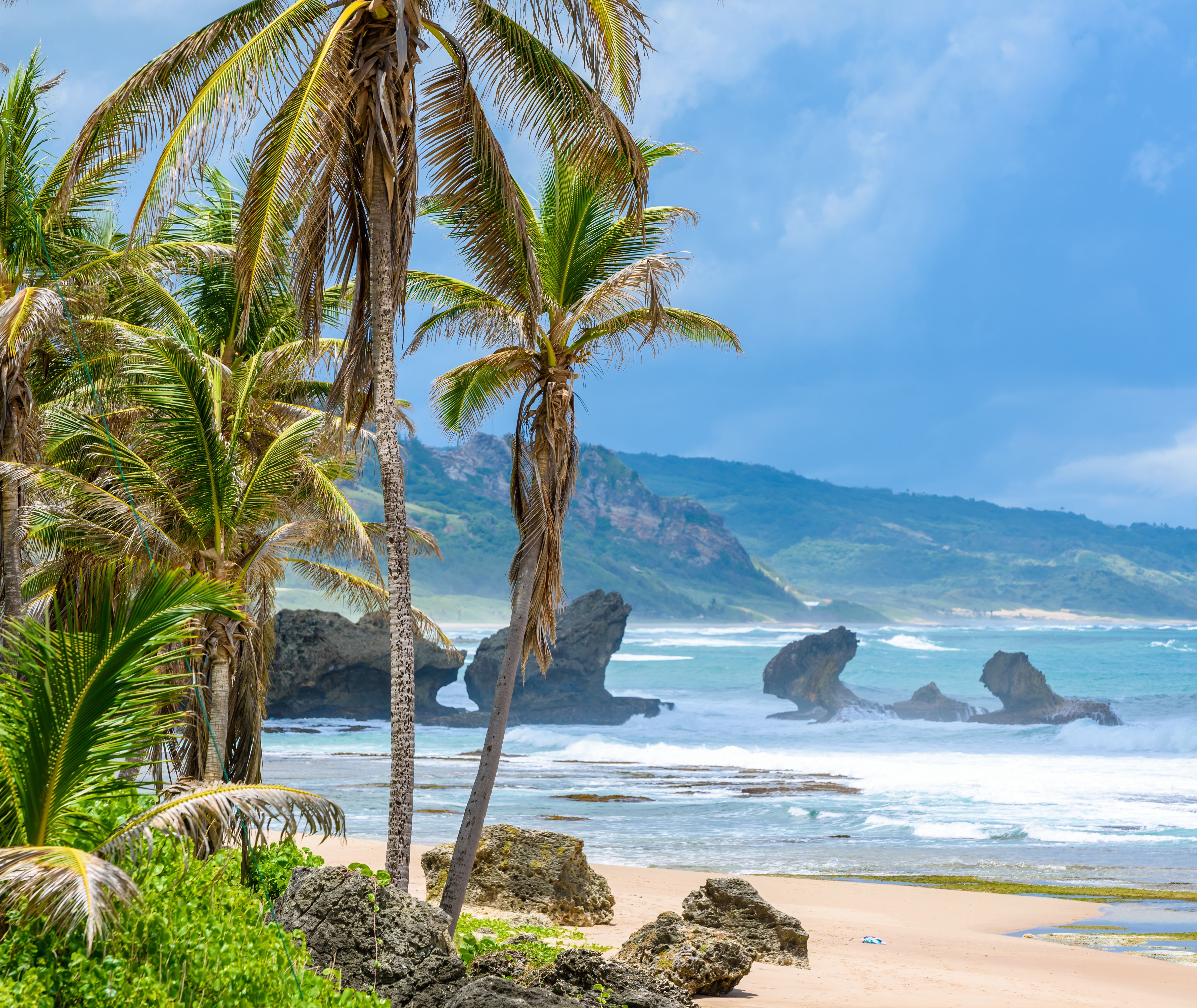 Barbados-Oost-Kust-Bathsheba-Beach-Rotsen-Strand