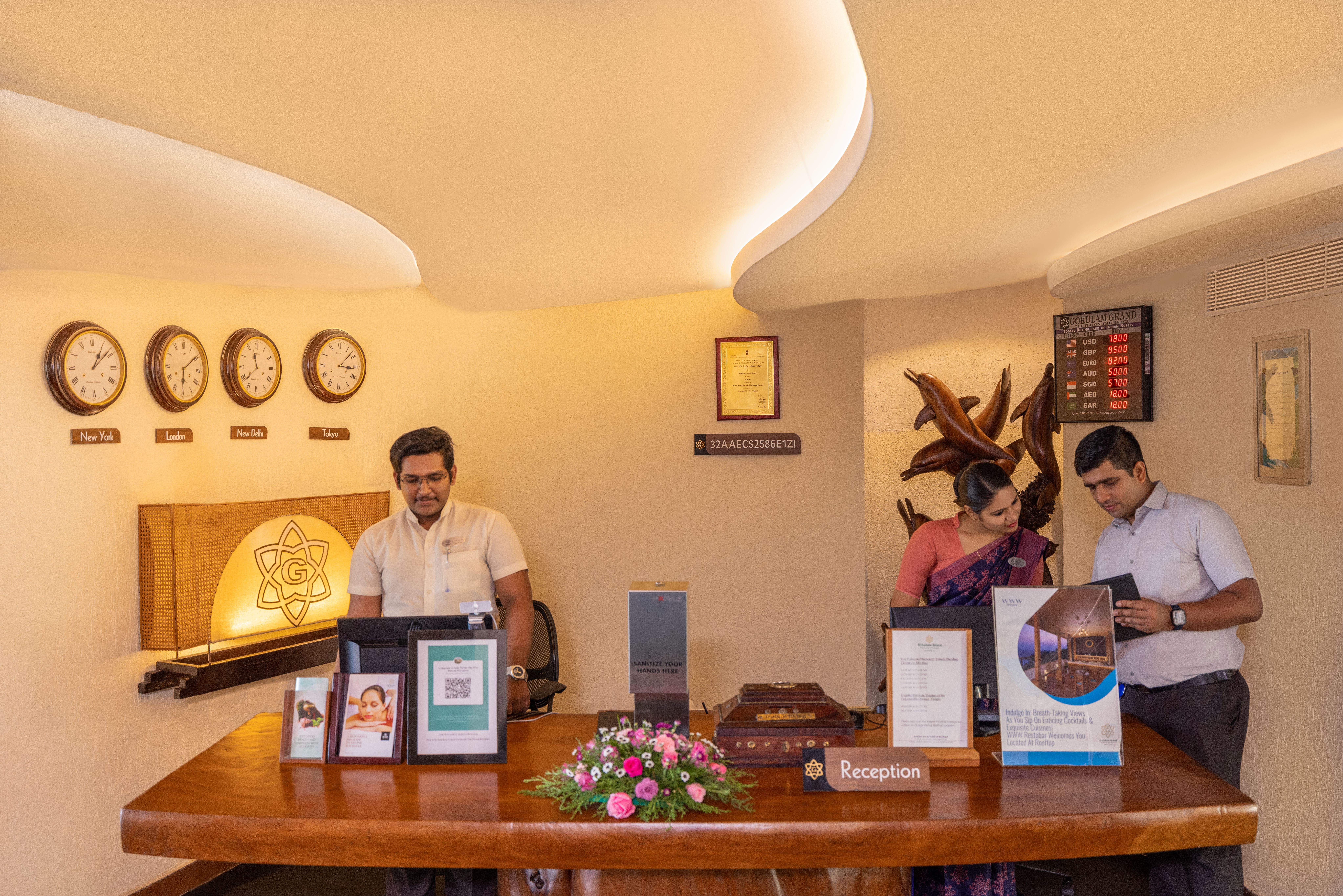 Gokulam Kovalam Receptie