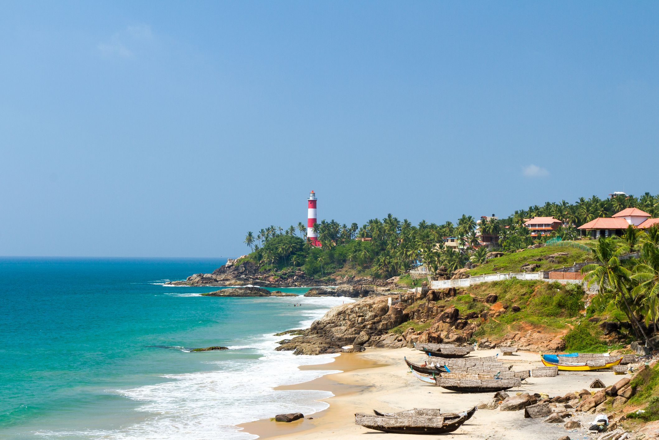Kust van KOvalam India