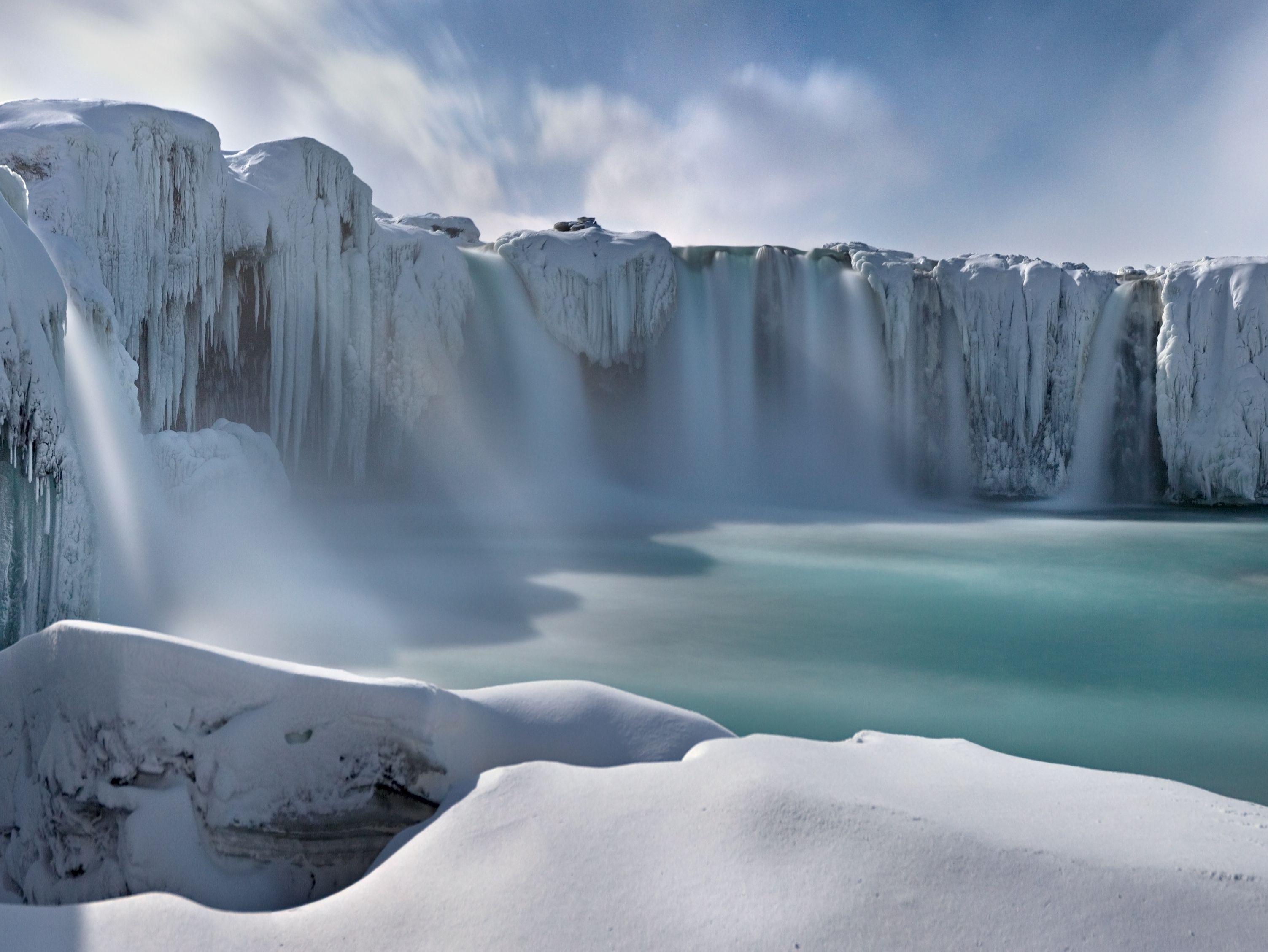 Ijsland-Godafoss-waterval