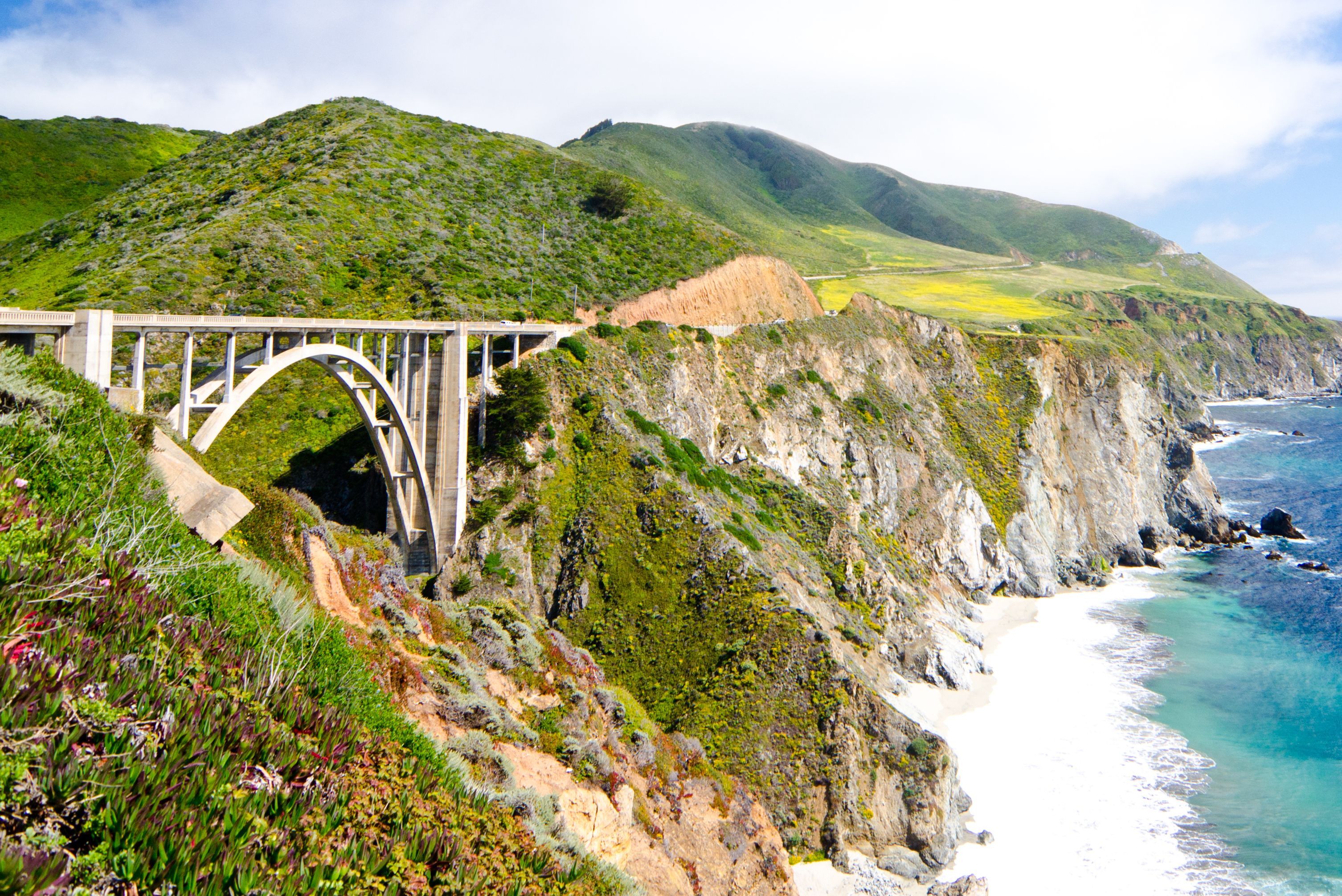Amerika Californie Big Sur