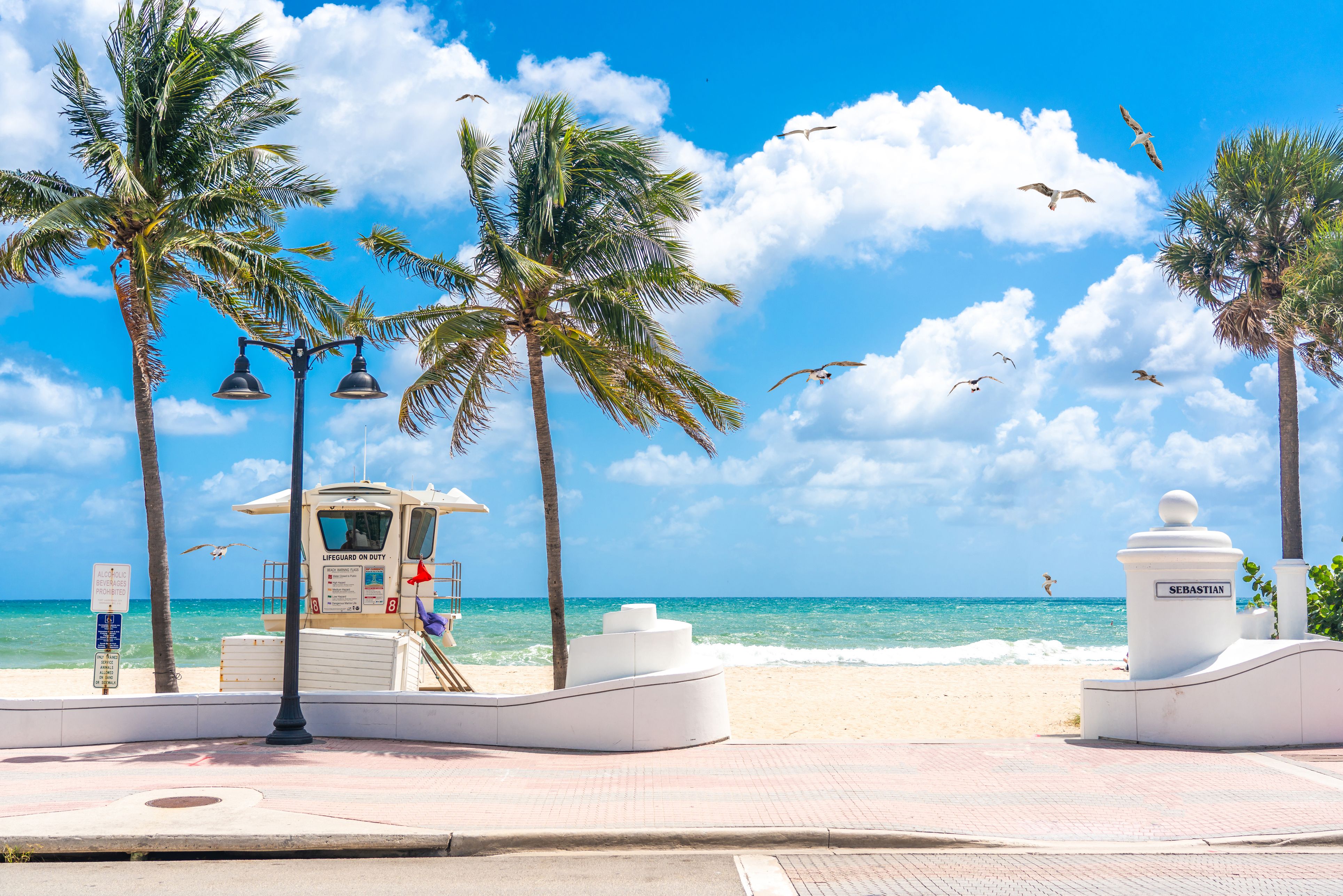 Amerika Florida Fort Lauderdale Strand