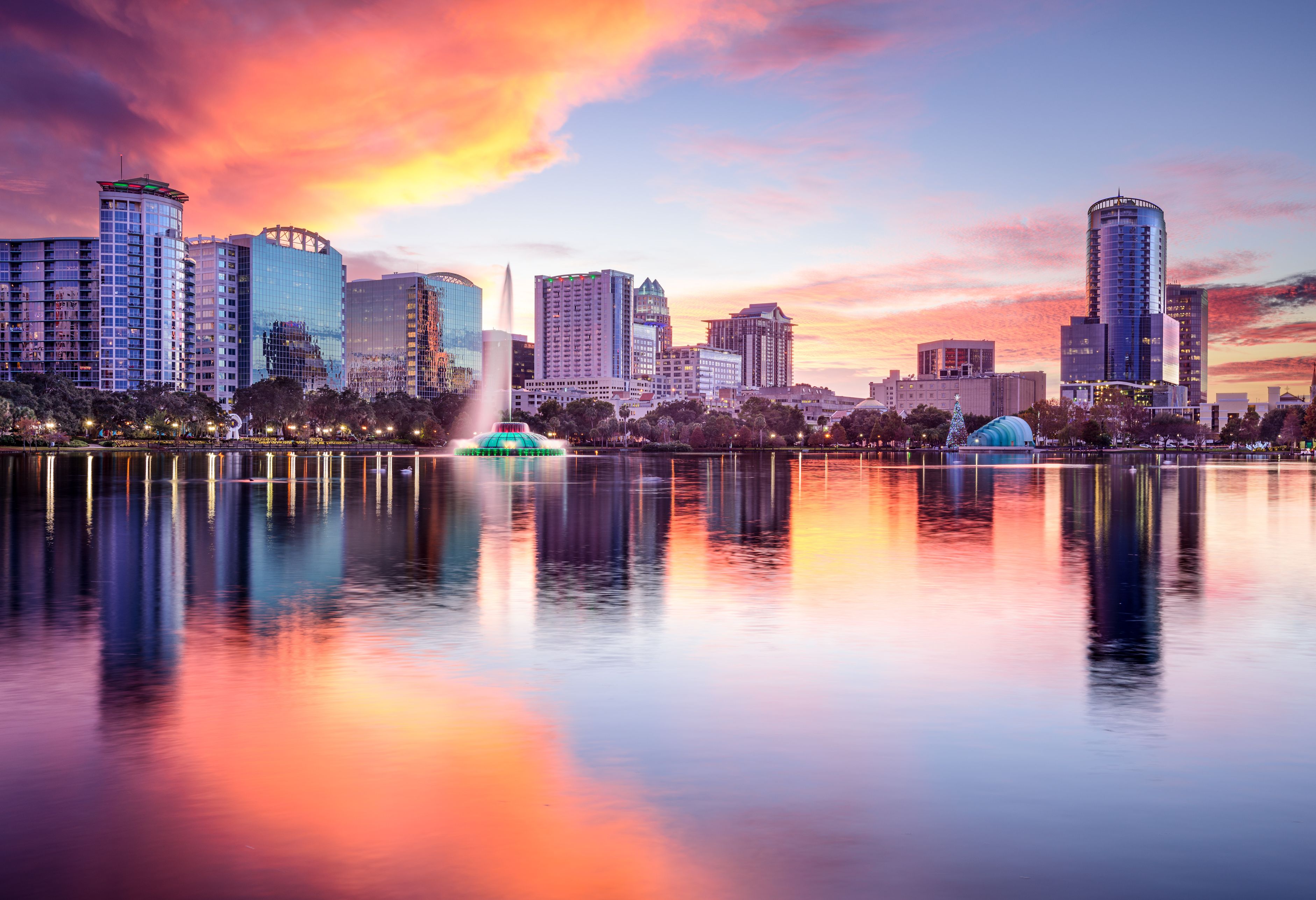 Amerika Florida Orlando Skyline