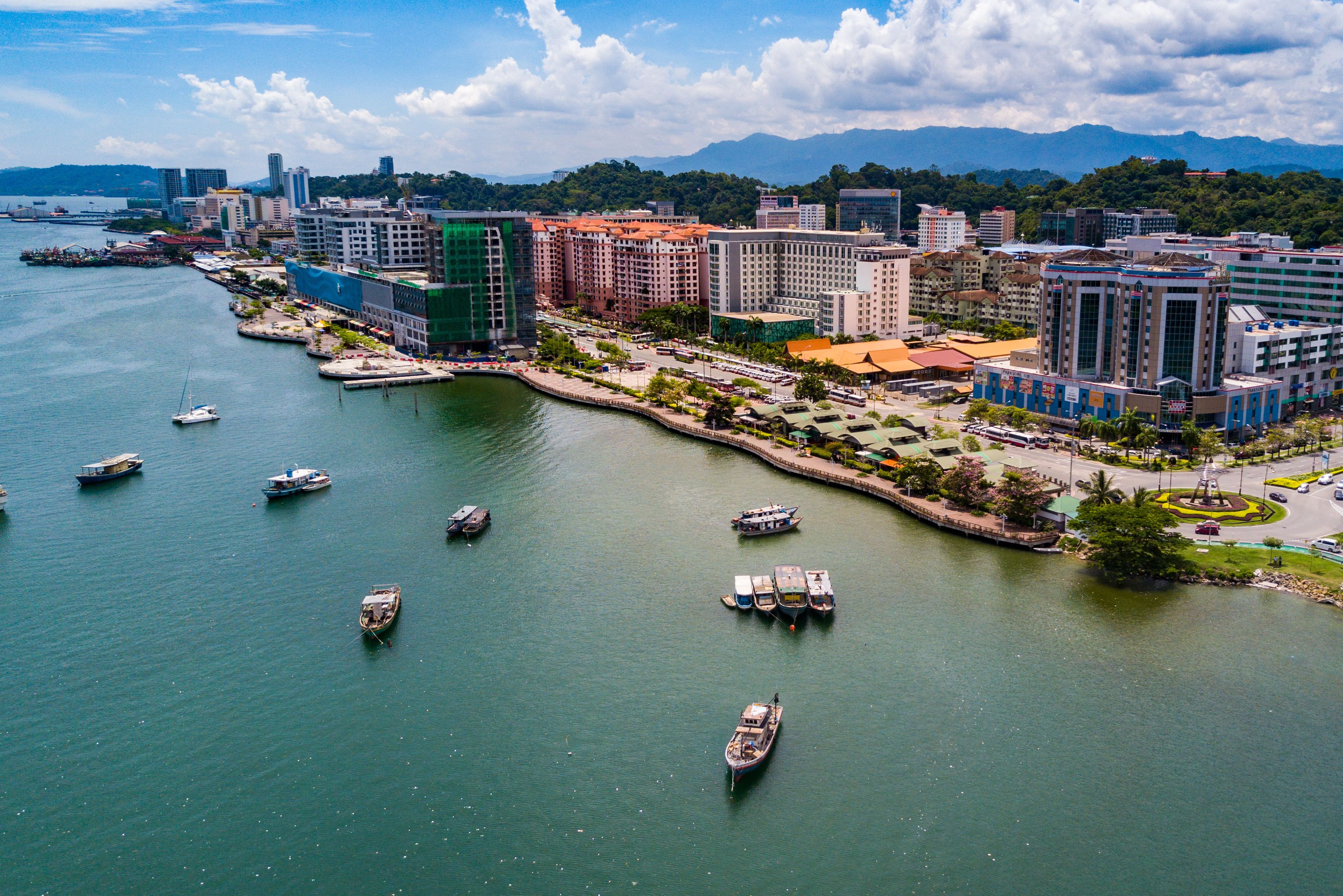Kust van Kota Kinabalu
