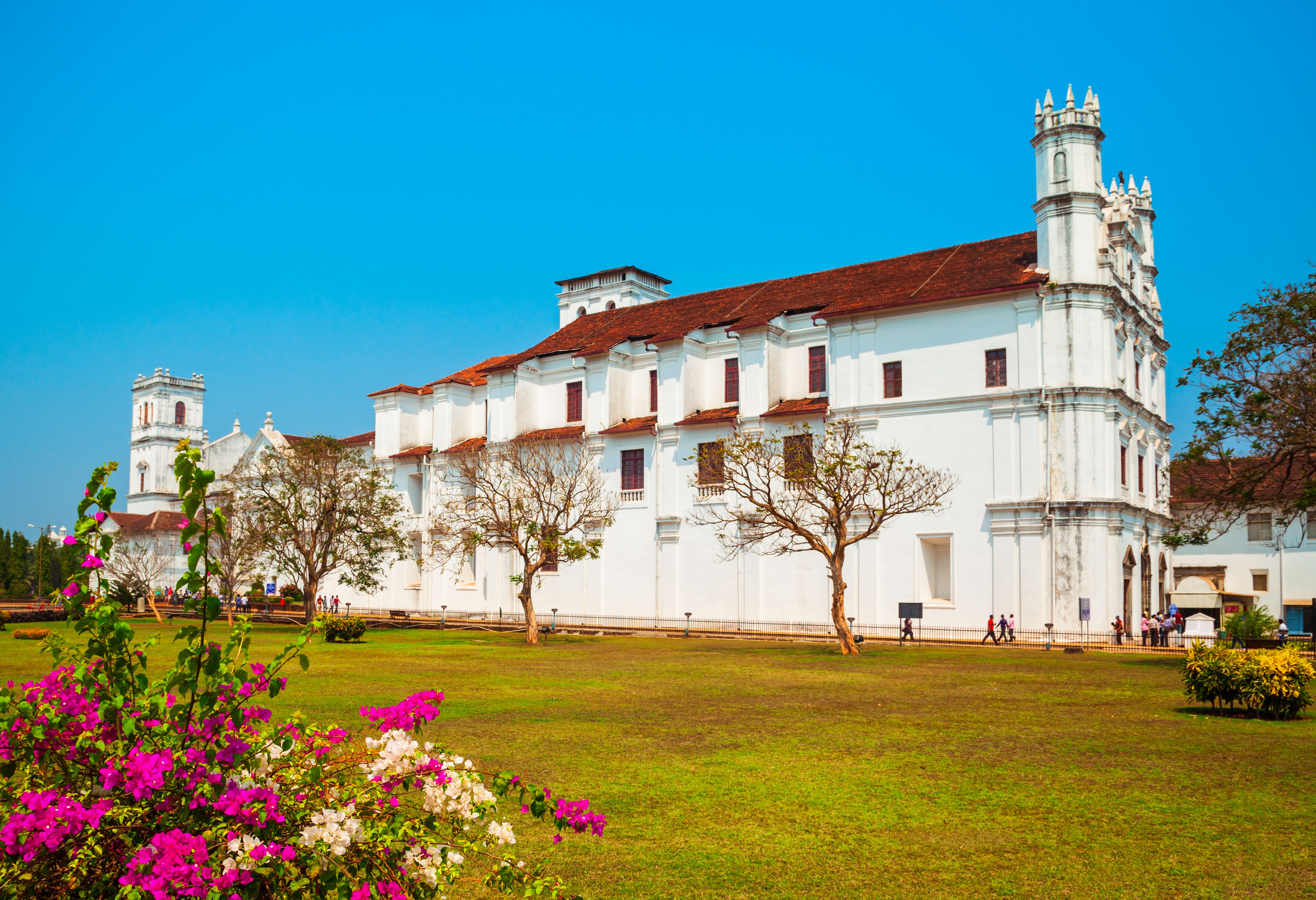 Oude koloniale kerk in Goa
