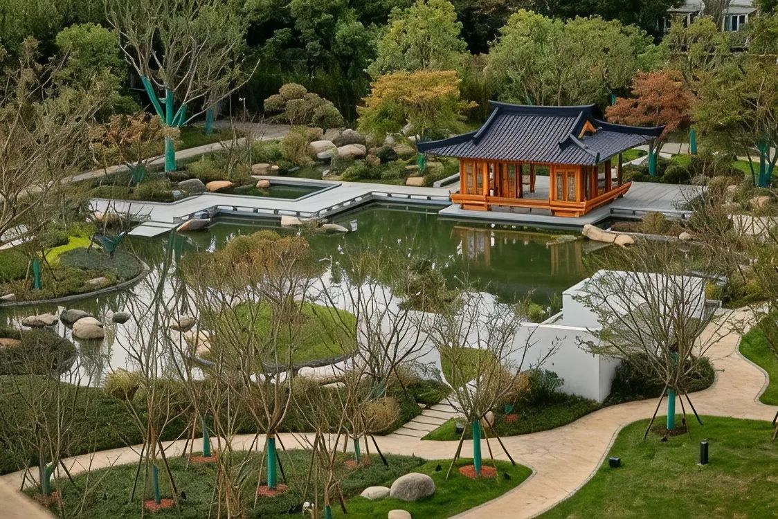 China Shanghai Hengshan Garden Hotel Tuin