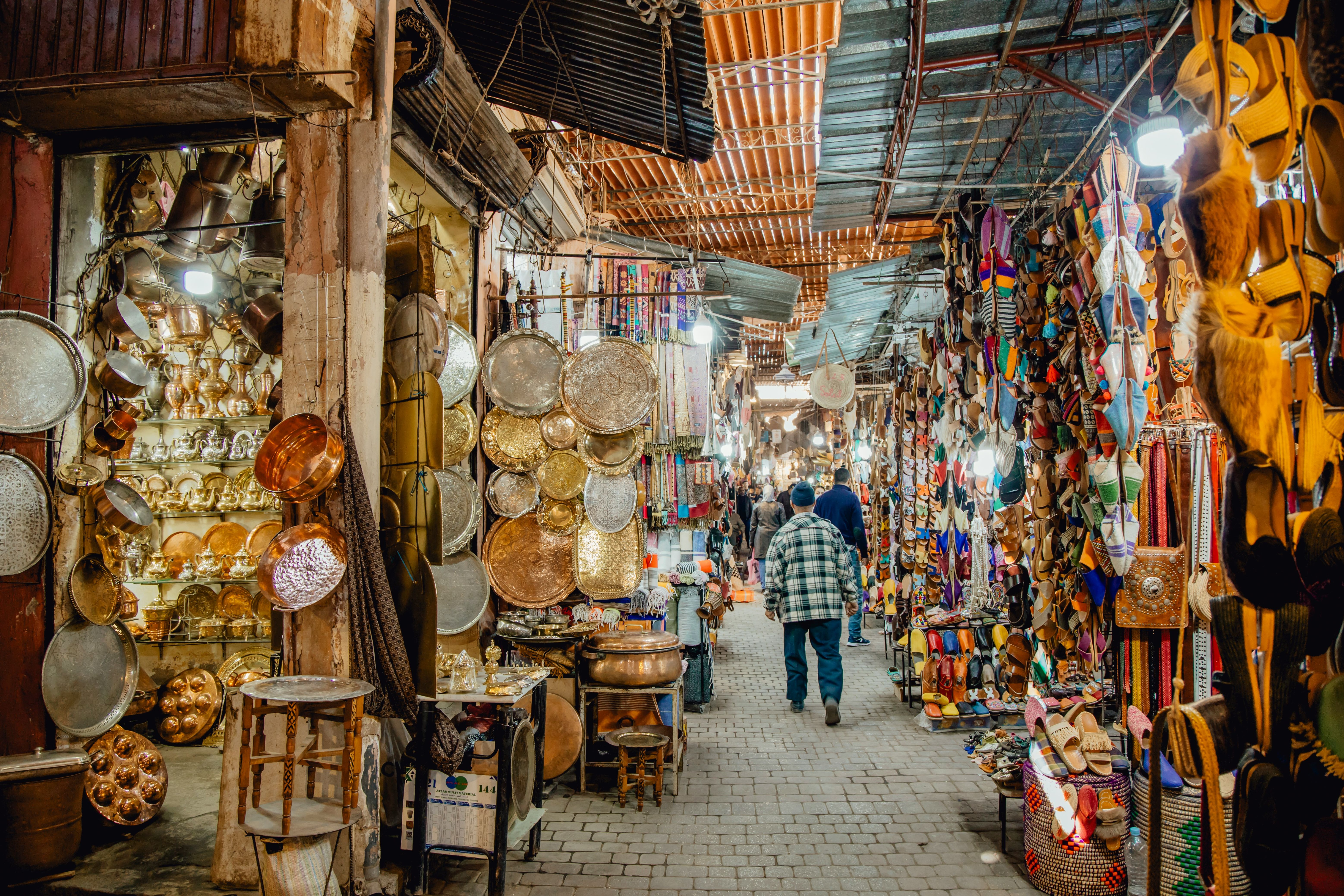 Marokko Marrakech Souk Medina