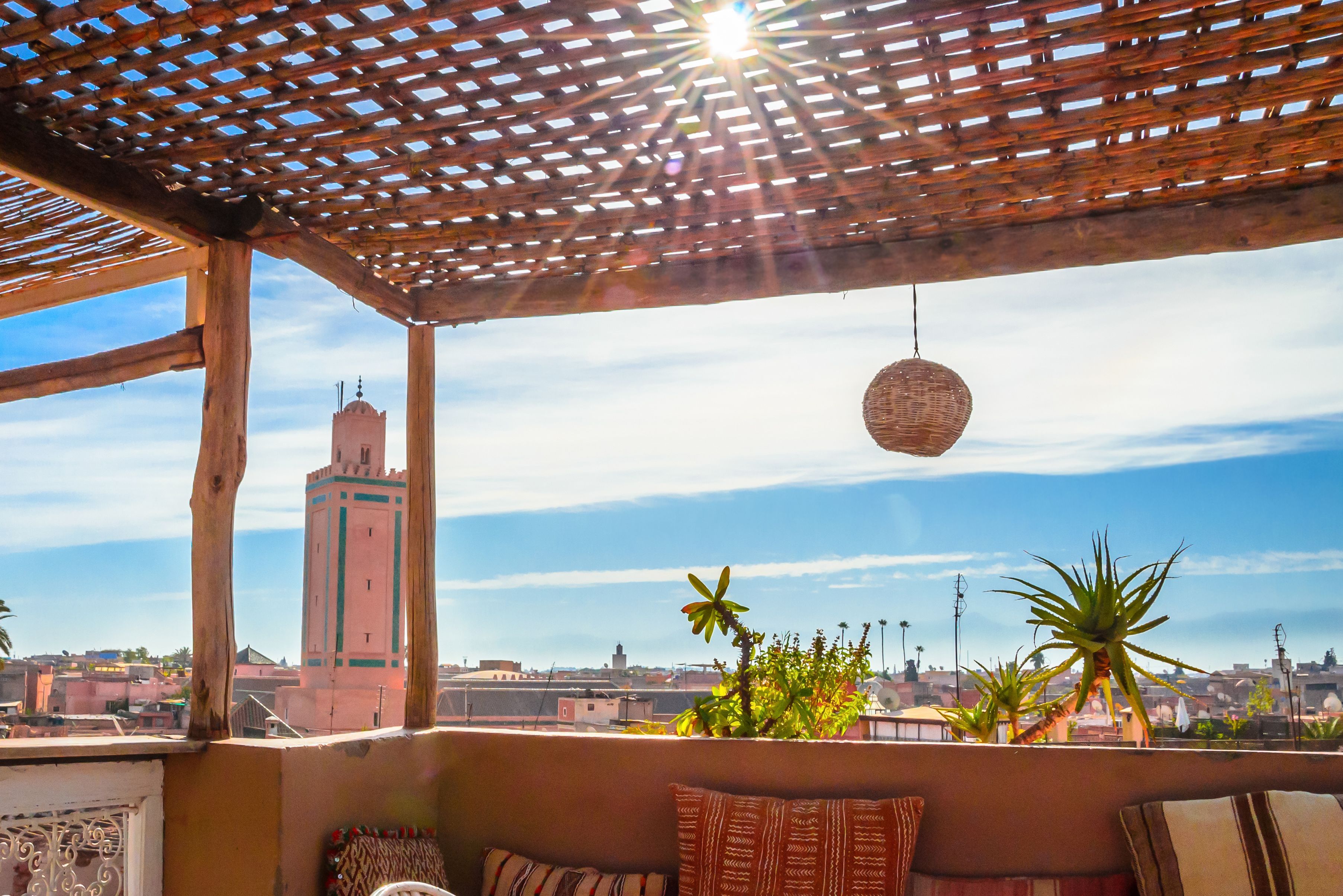 Marokko Marrakech Rooftop