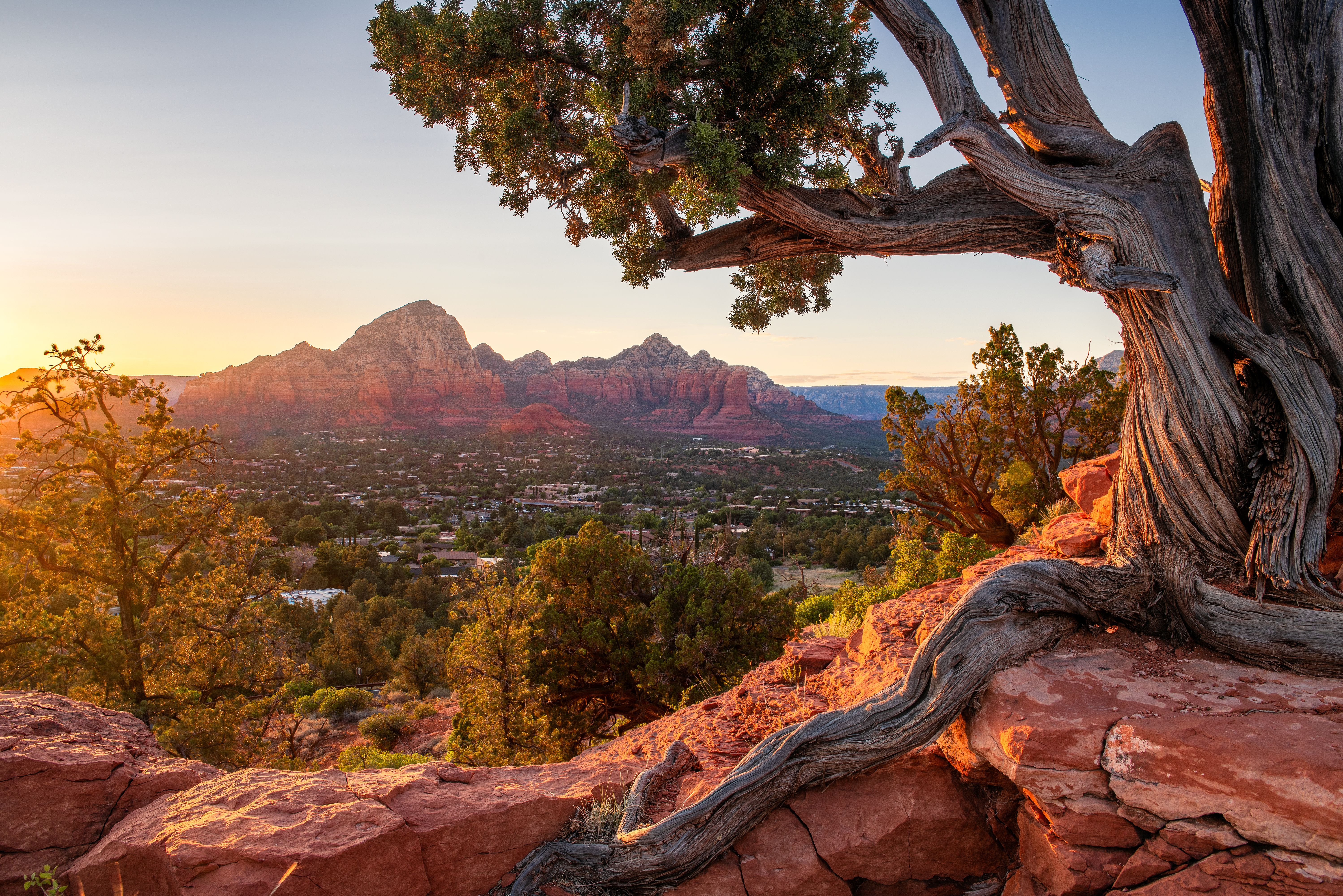 Amerika Airpot Mesa Sunset Sedona