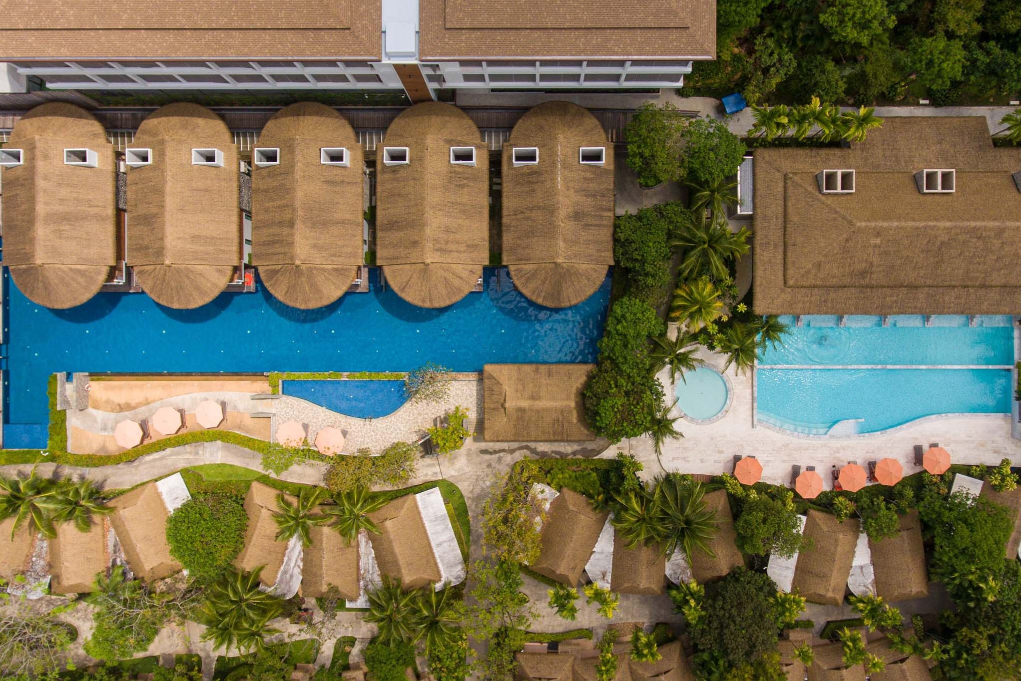Thailand Krabi Tupkaek Sunset Beach Resort Zwembad
