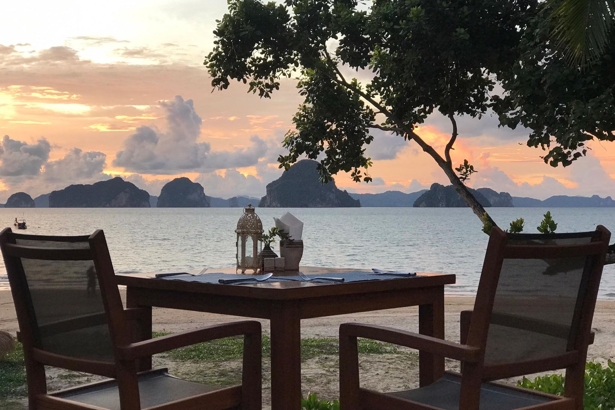 Thailand Krabi Tupkaek Sunset Beach Resort Restaurant