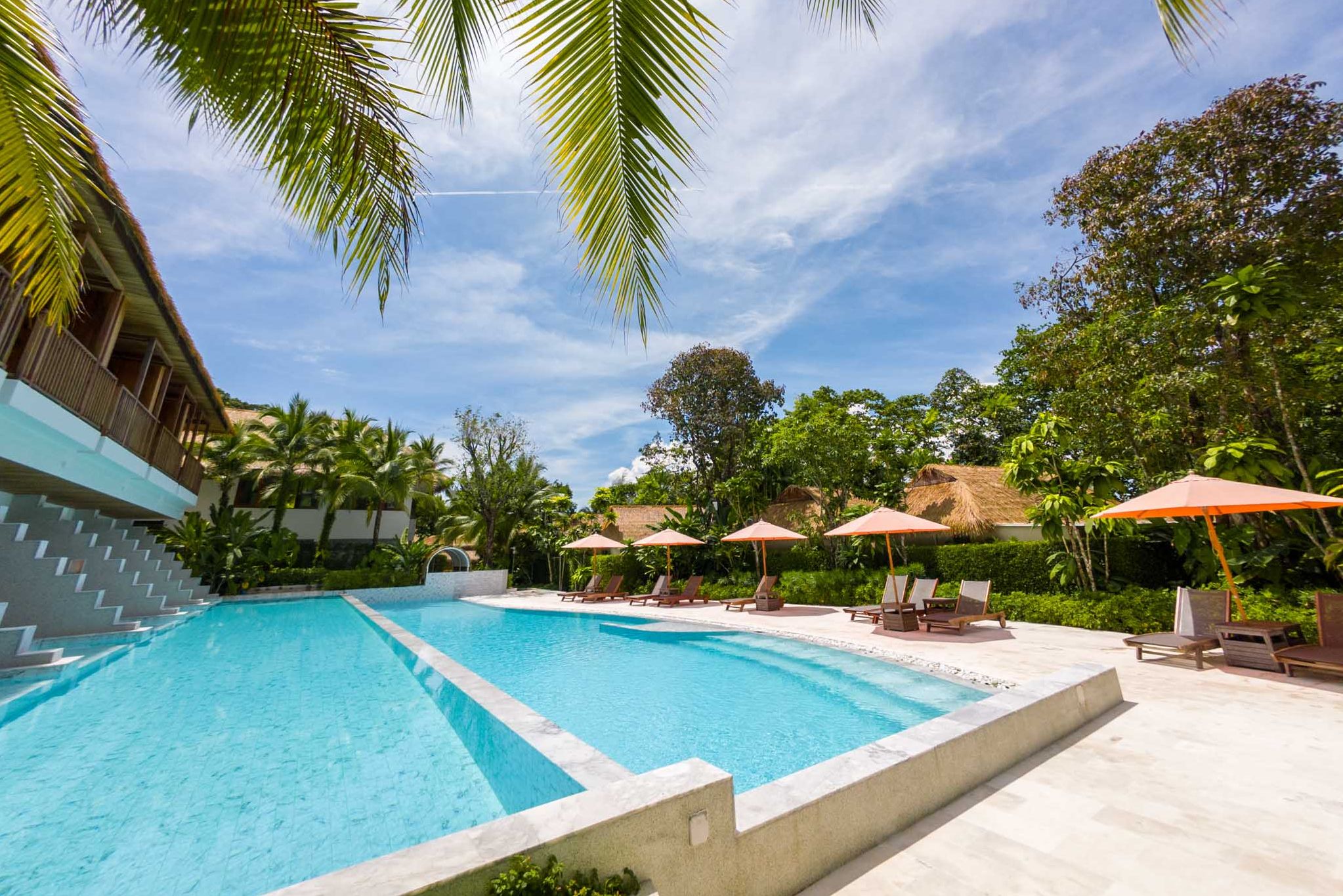 Thailand Krabi Tupkaek Sunset Beach Resort Zwembad