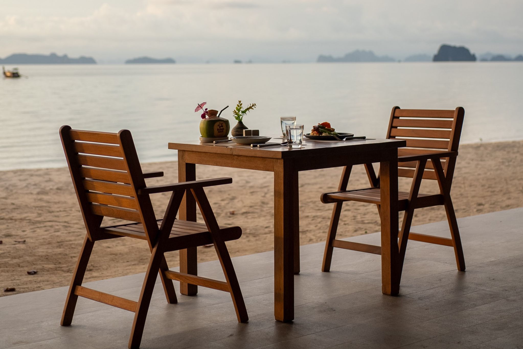 Thailand Krabi Tupkaek Sunset Beach Resort Red Leaf Bar