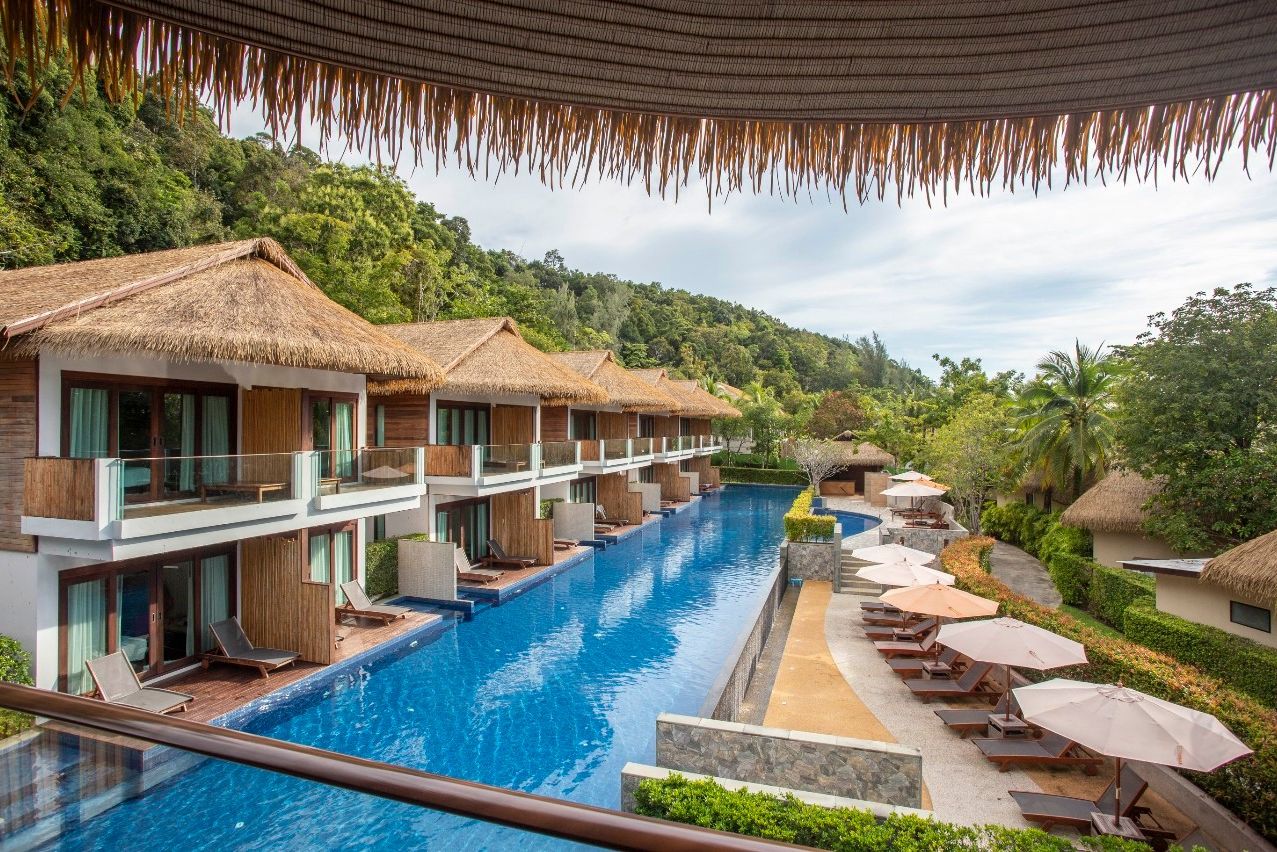 Thailand Krabi Tupkaek Sunset Beach Resort Deluxe Pool View