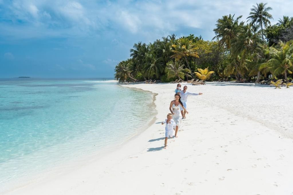 Malediven Noord Male Atol Bandos Maldives Strand
