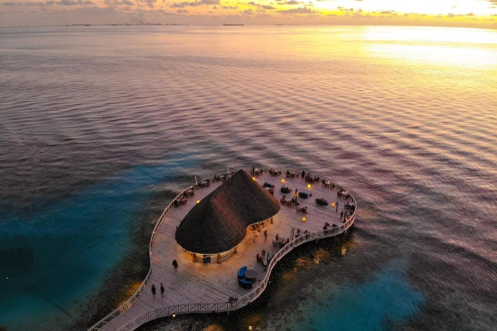 Malediven Noord Male Atol Bandos Maldives Restaurant