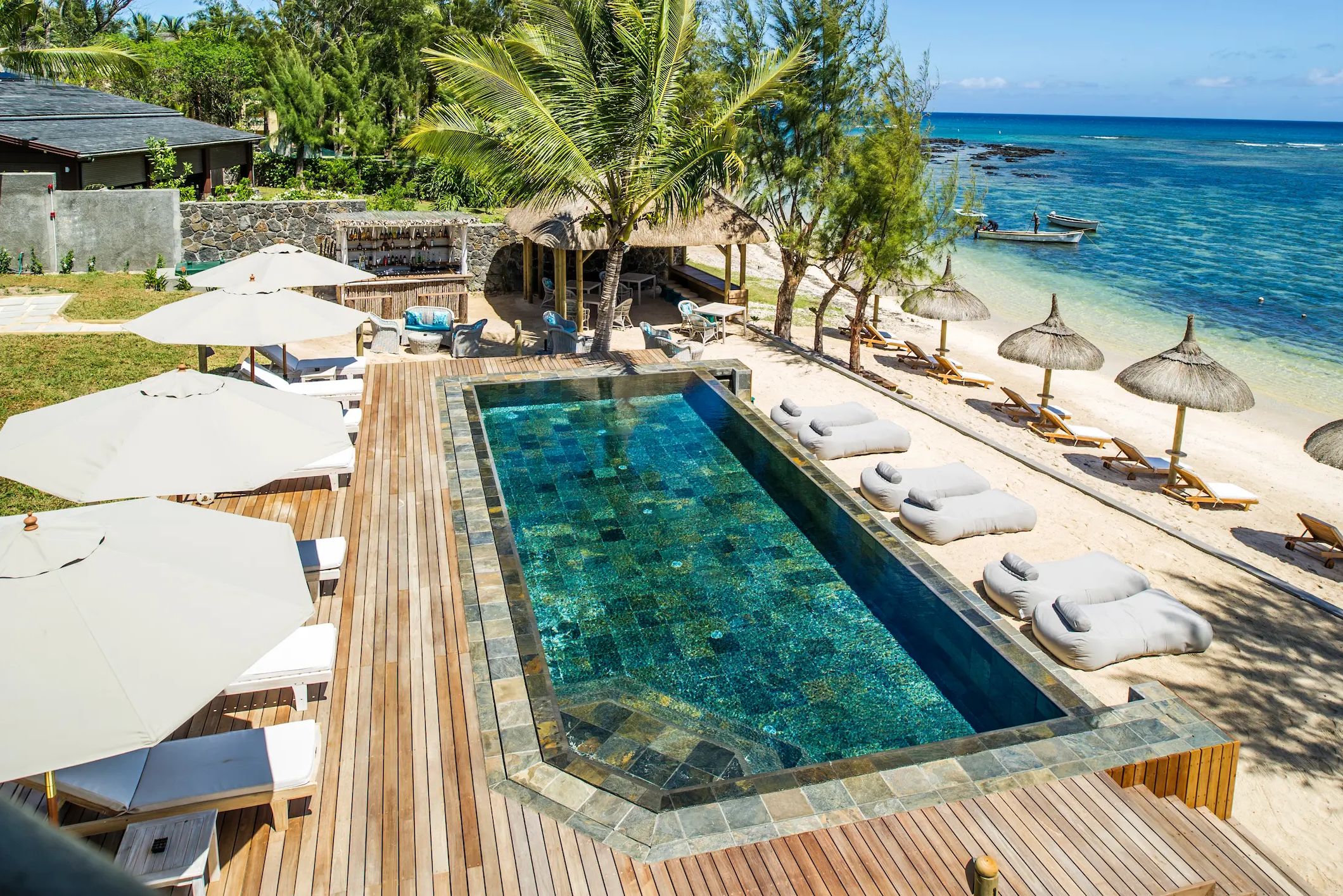 Mauritius Seapoint Boutique Hotel Zwembad