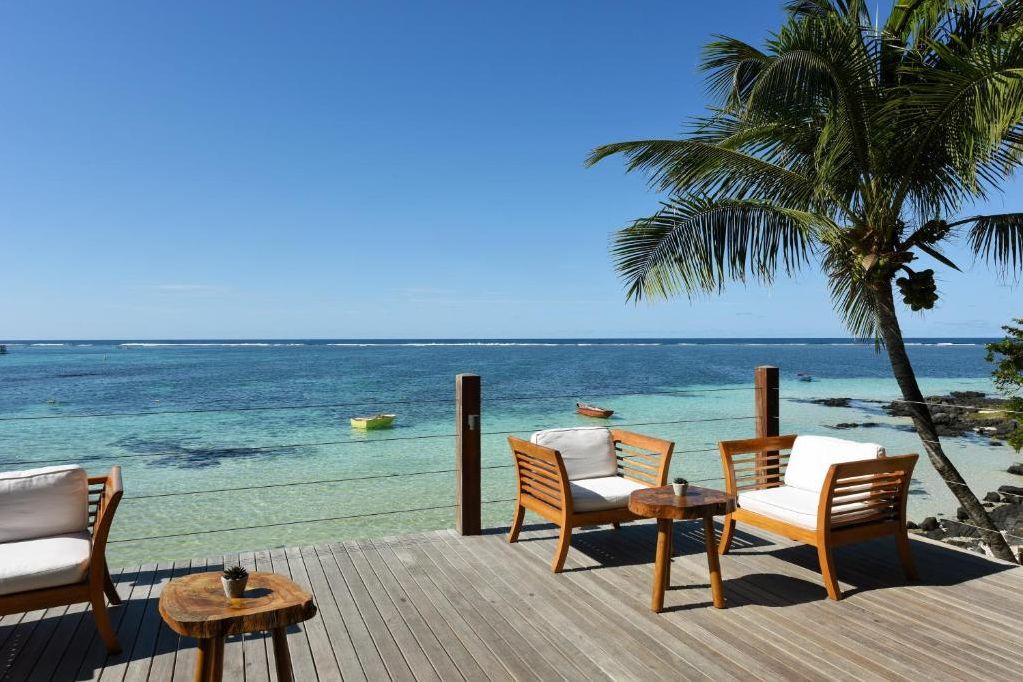 Mauritius Solana Beach Resort Terras