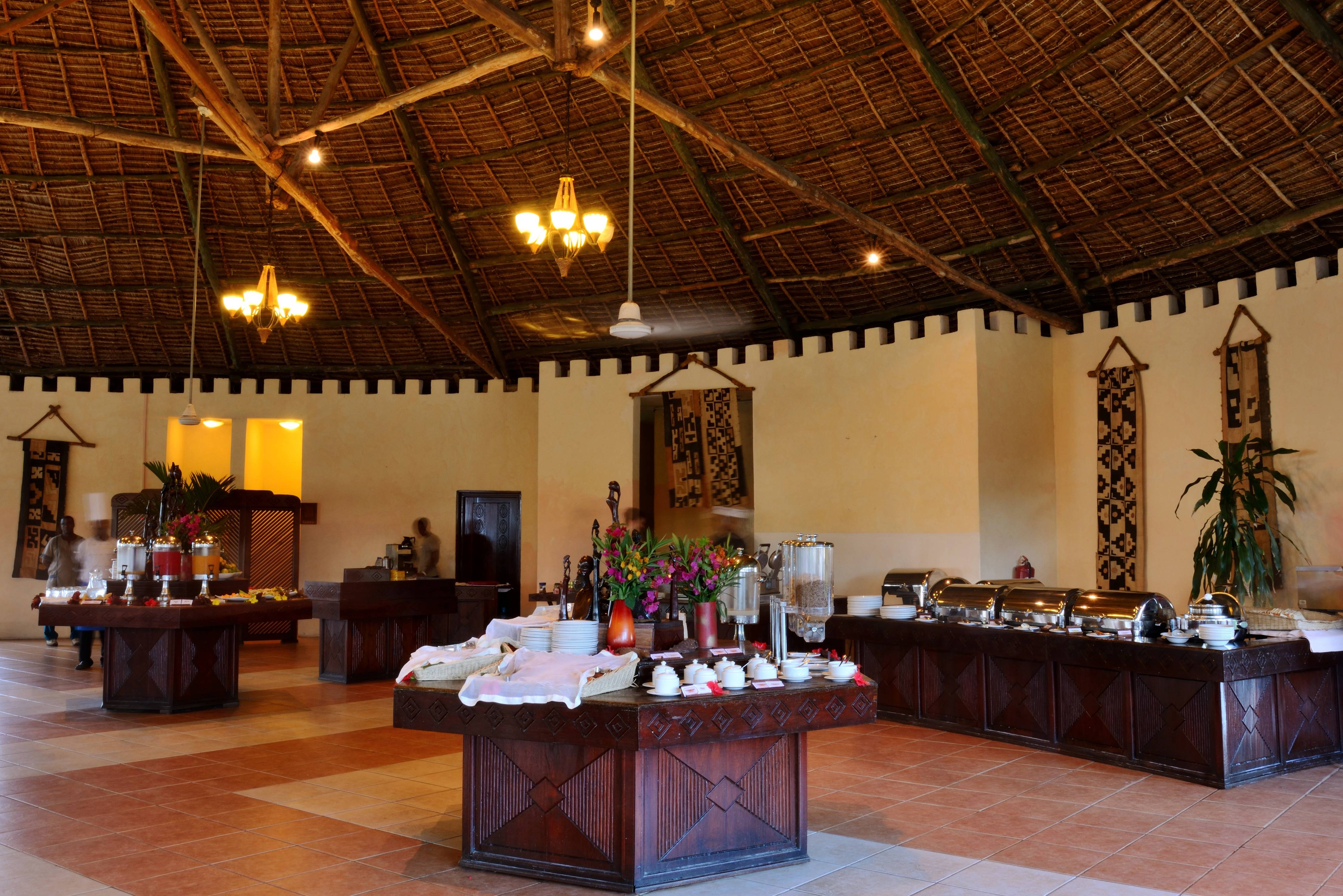 Ocean Restaurant in het Ocean Paradise Resort op Zanzibar