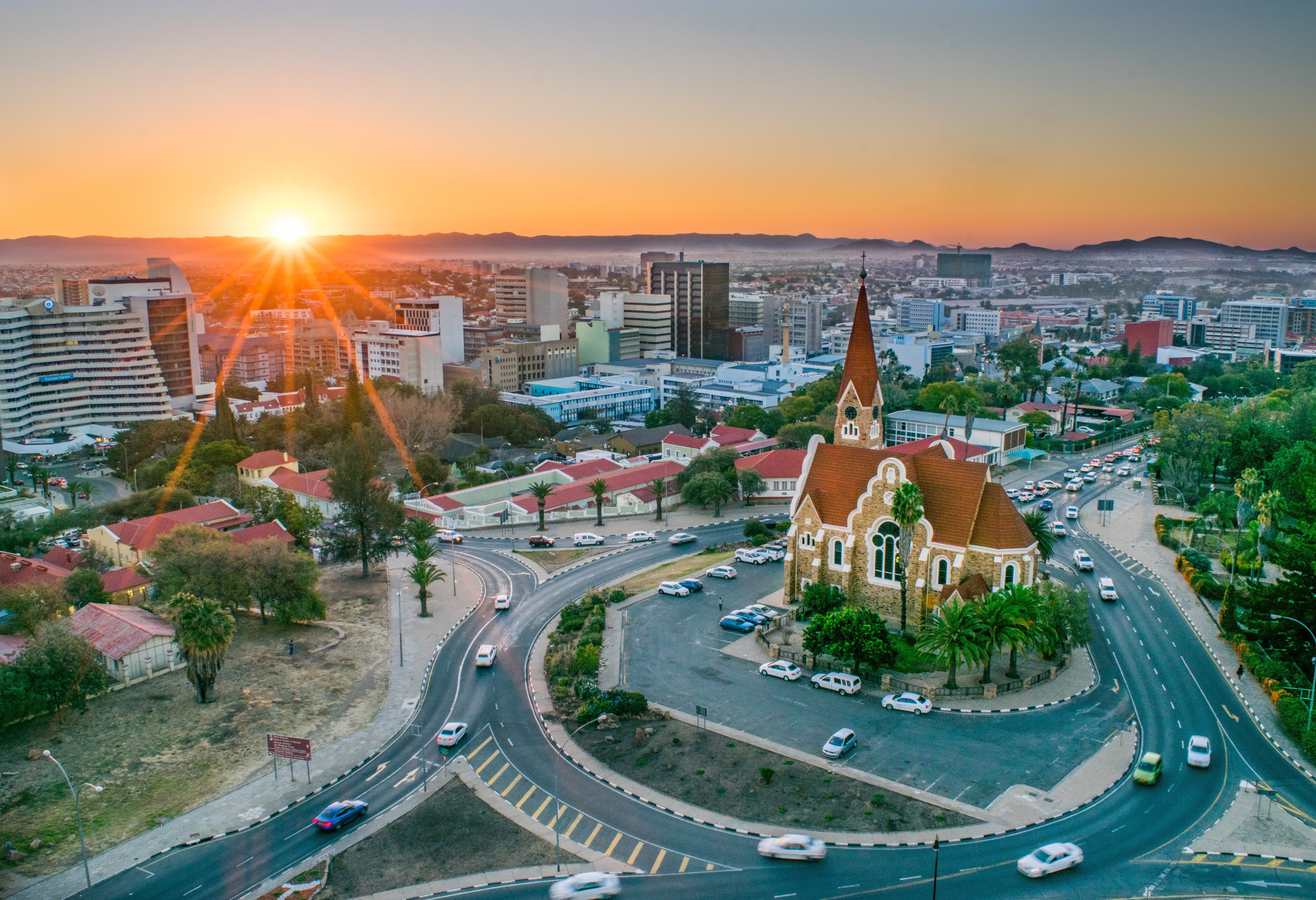 Duitse kerk in Windhoek Namibië