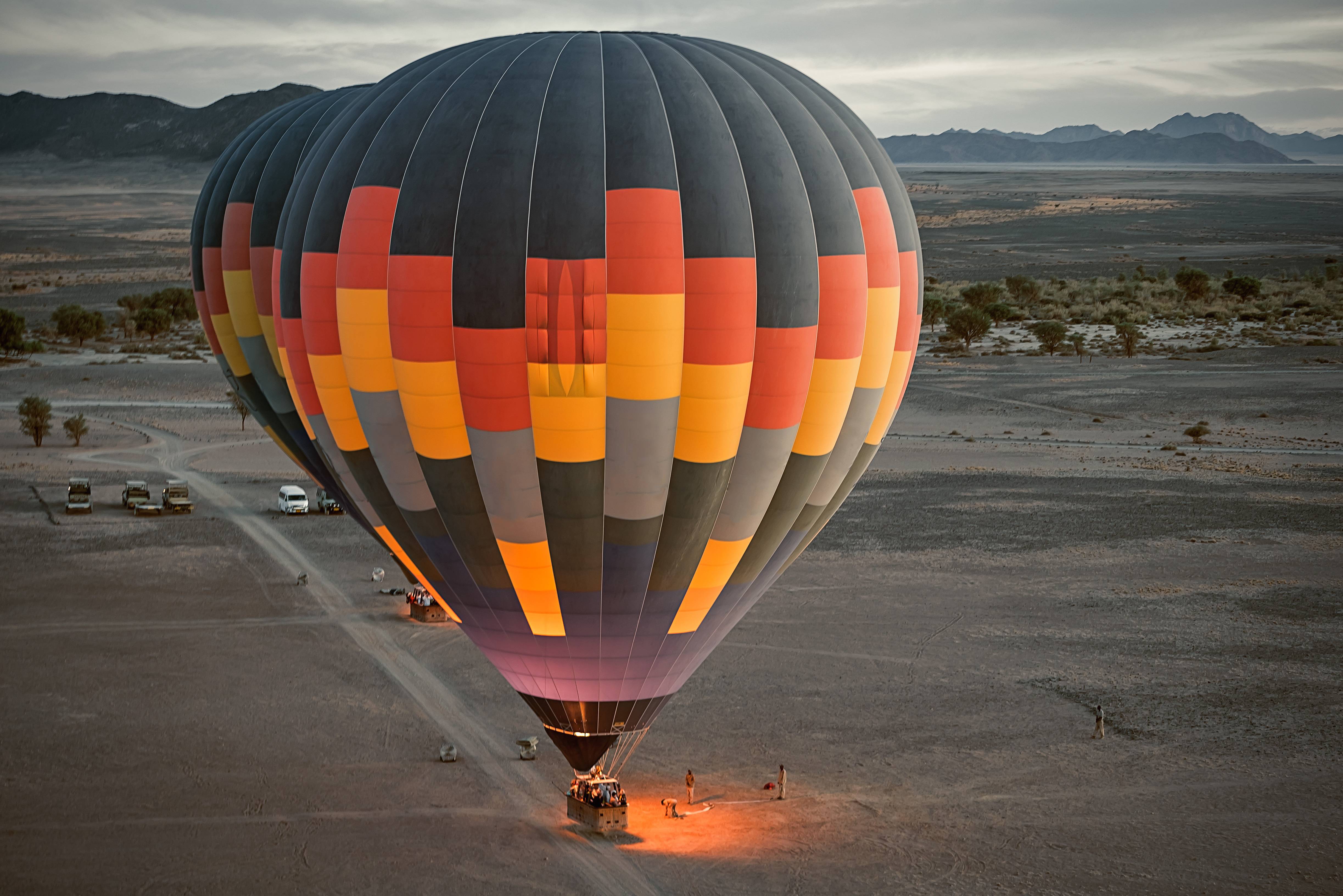 Ballonvaart in Sossusvlei in Namibië