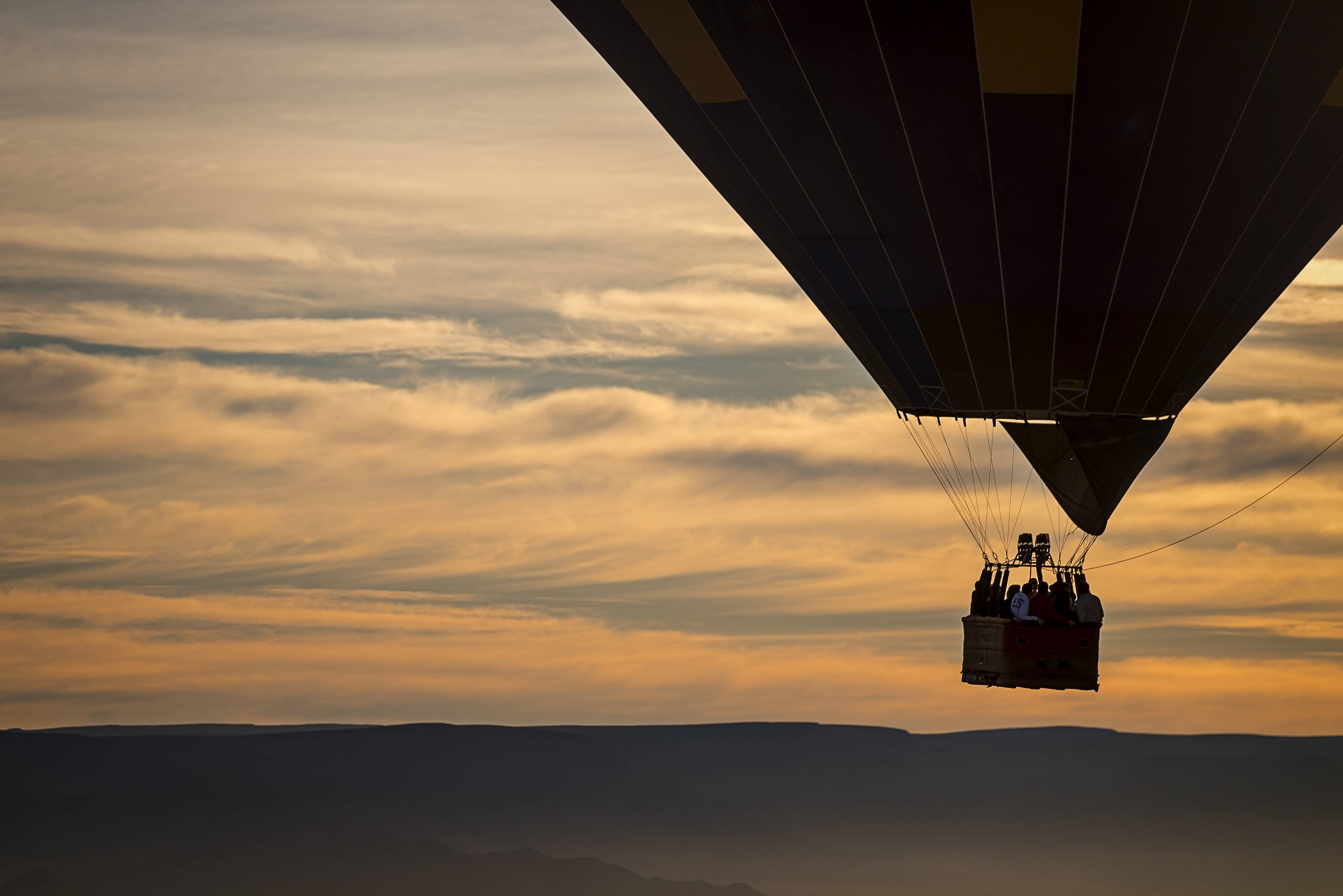 Ballonvaart in Sossusvlei in Namibië